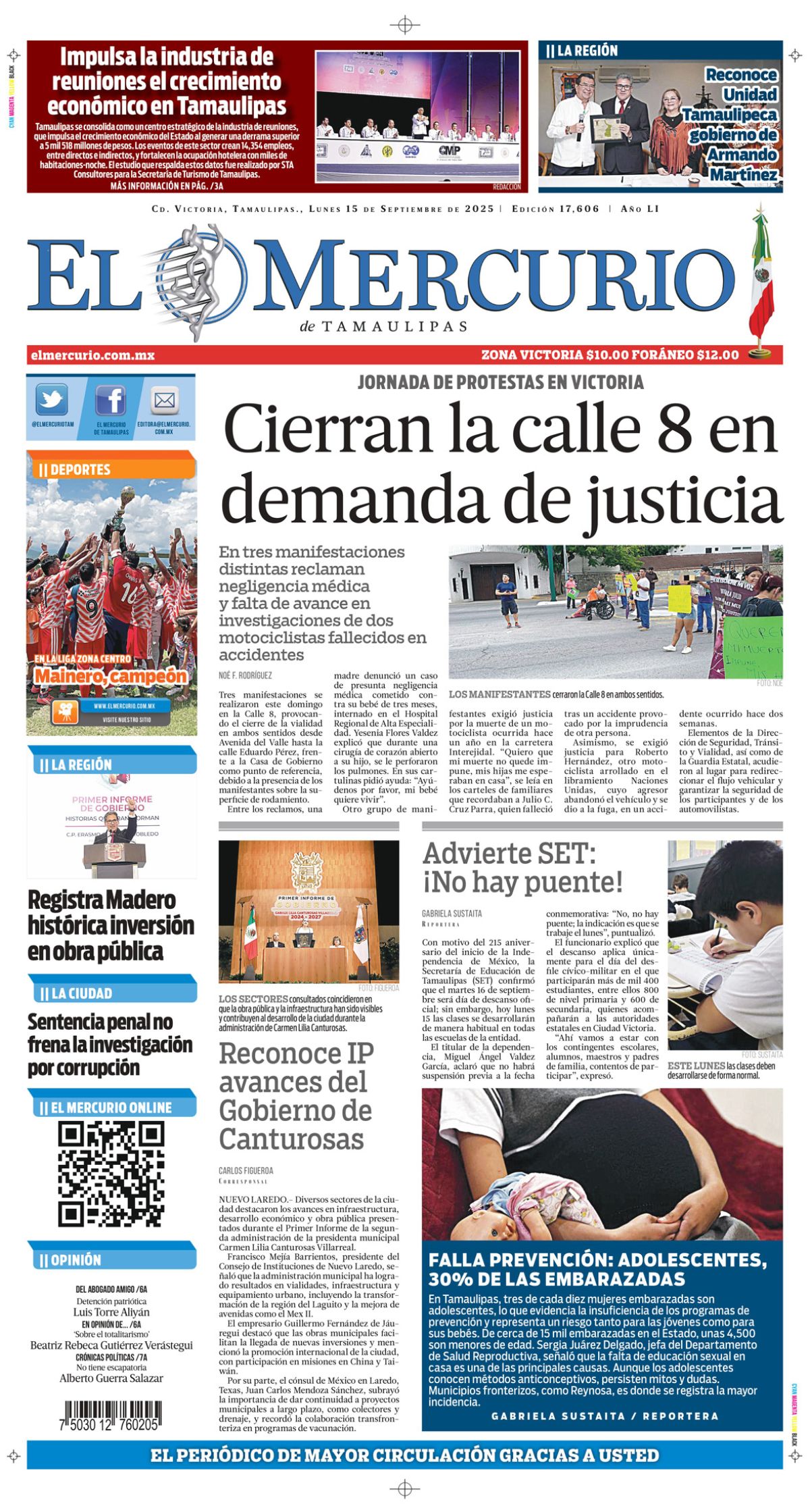 Cierran la calle 8 en demanda de justicia