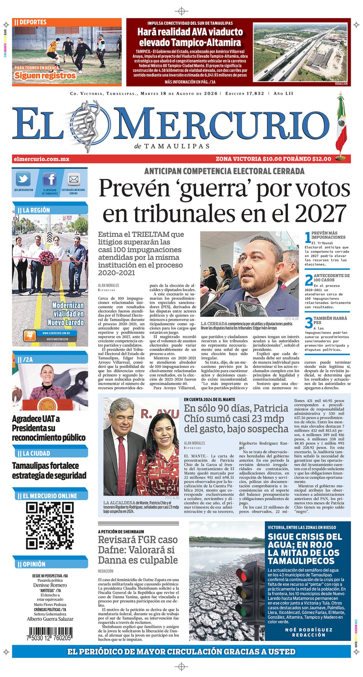 Prevén ‘guerra’ por votos en tribunales en el 2027