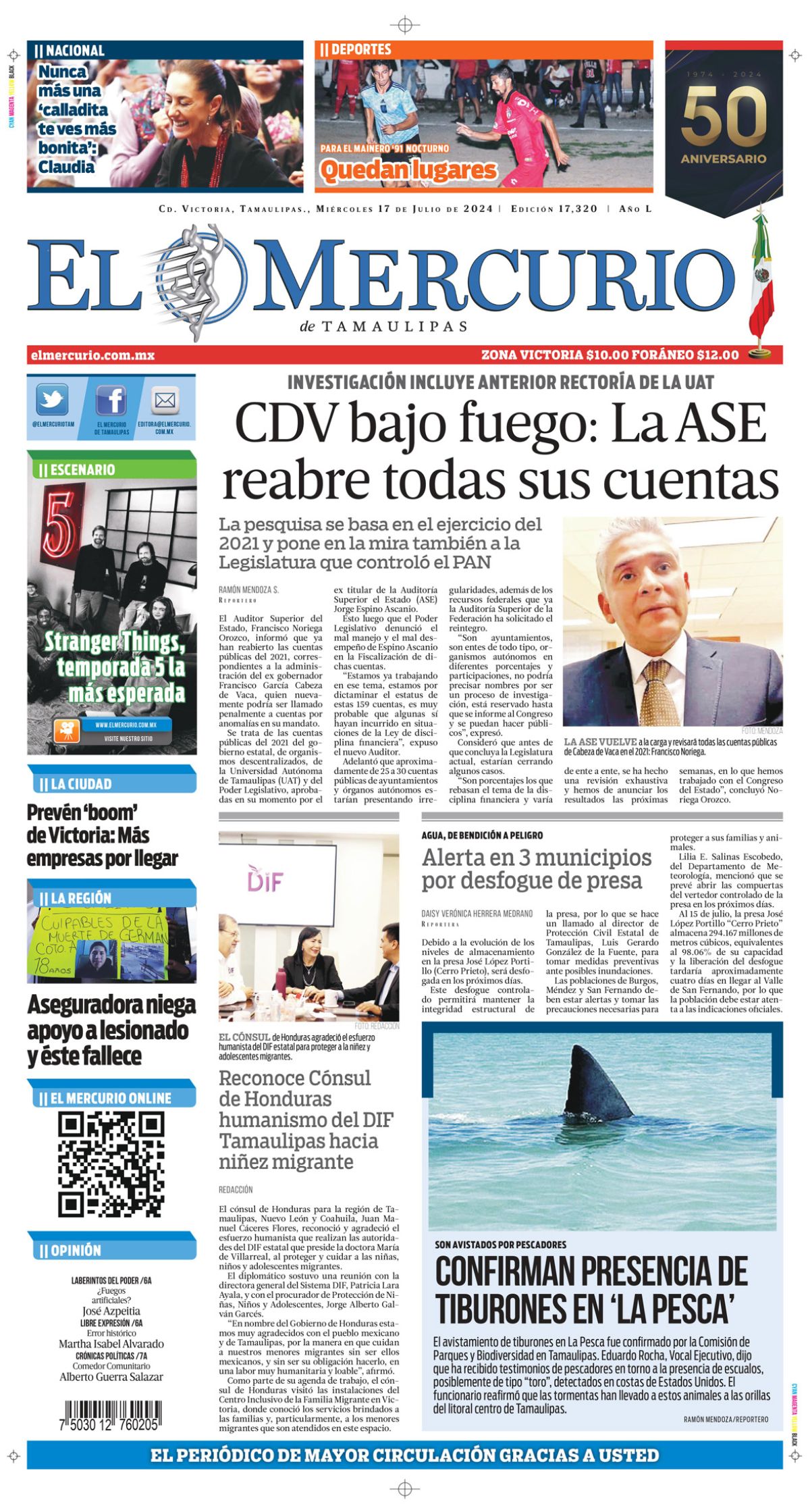 CDV bajo fuego; la ASE reabre todas sus cuentas