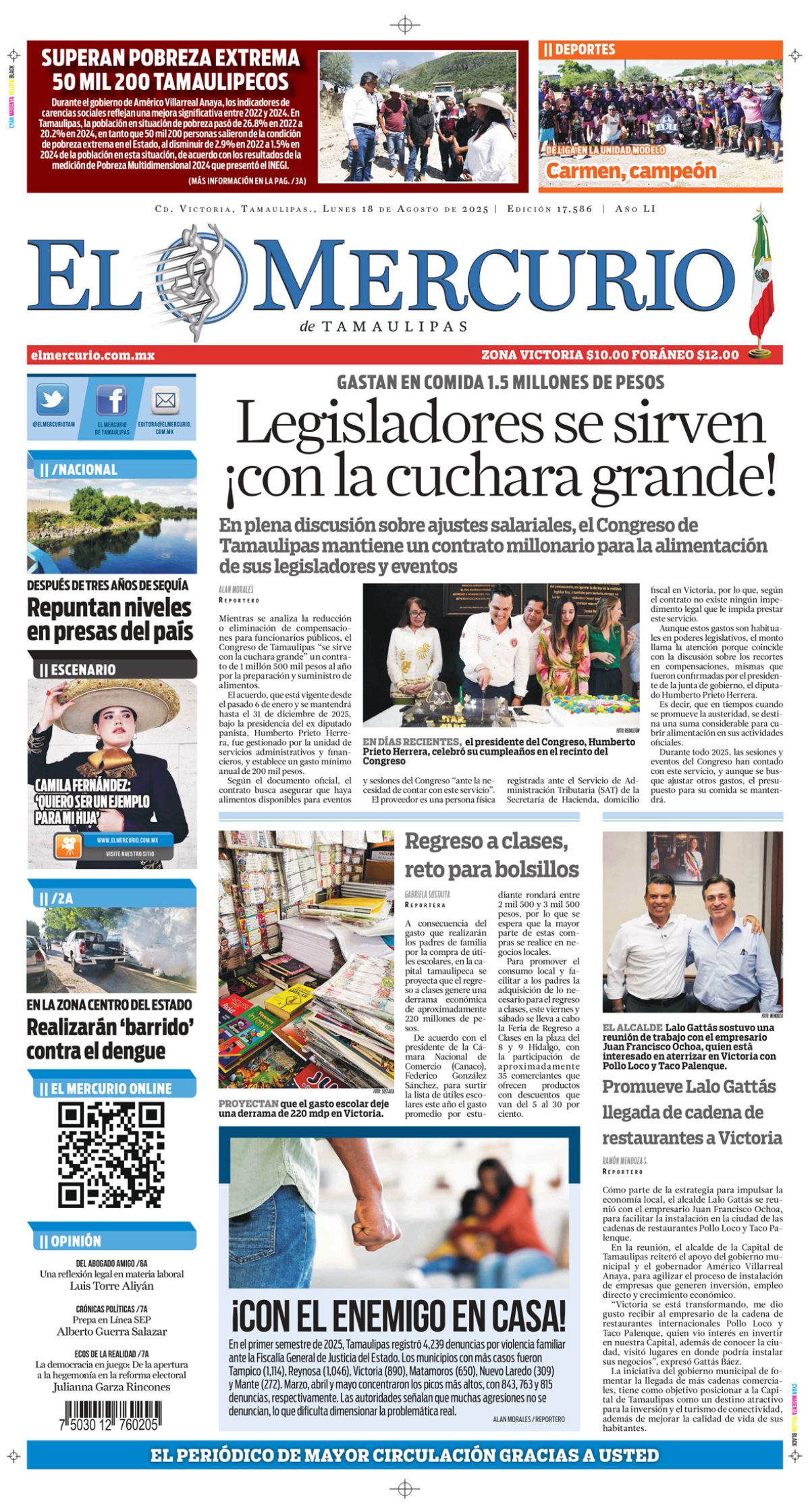Legisladores se sirven ¡con la cuchara grande!