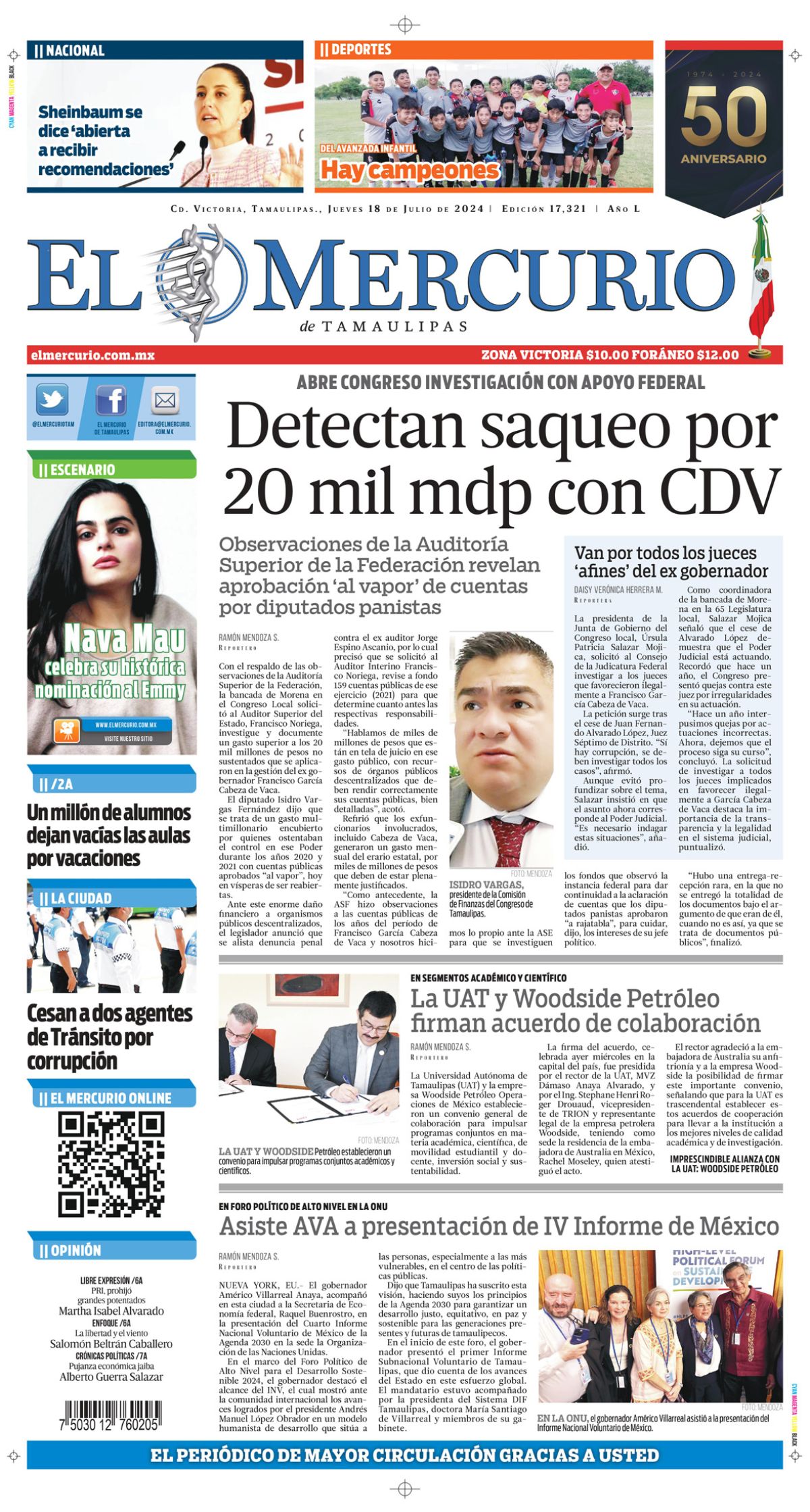 Detectan saqueo por 20 mil mdp con CDV