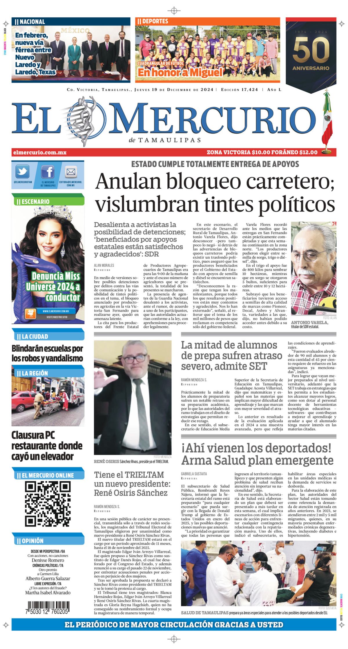 Anulan bloqueo carretero; vislumbran tintes políticos