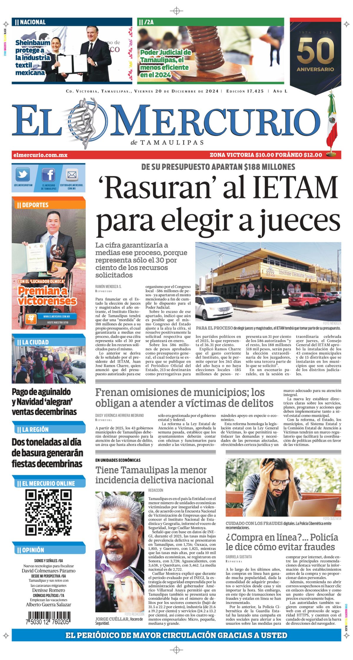 ‘Rasuran’ al IETAM para elegir a jueces