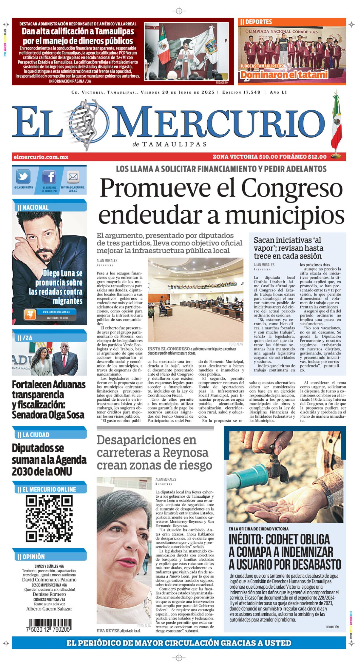 Promueve el Congreso endeudar a municipios