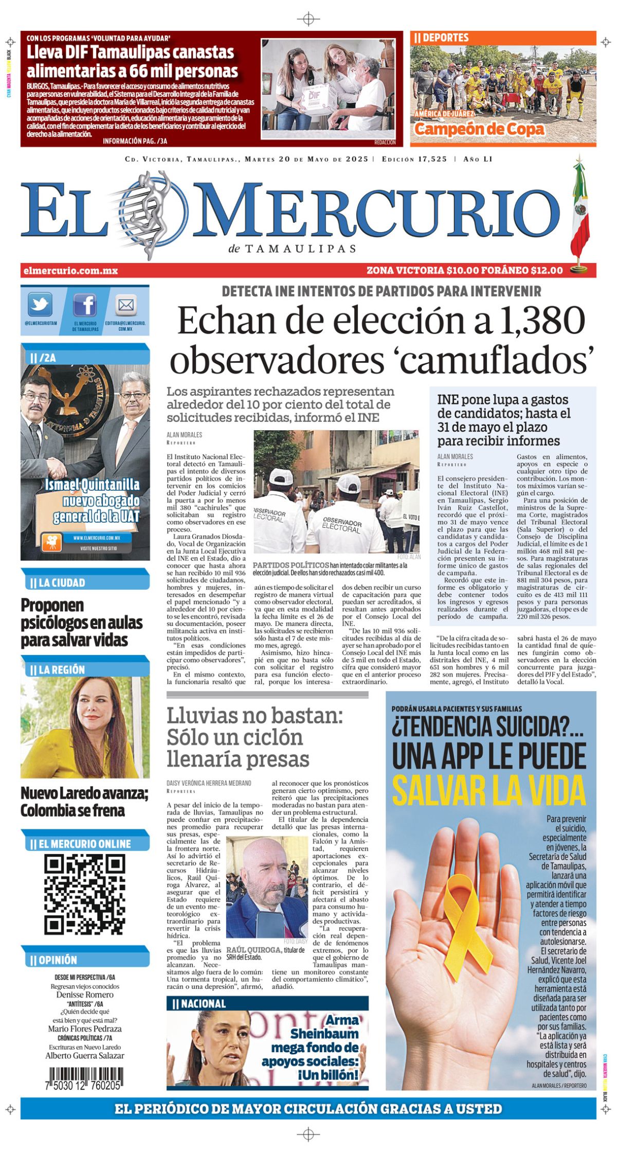 Echan de elección a 1,380 observadores ‘camuflados’