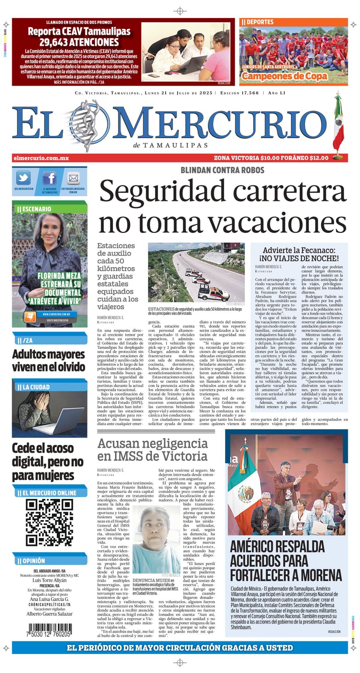 Seguridad carretera no toma vacaciones