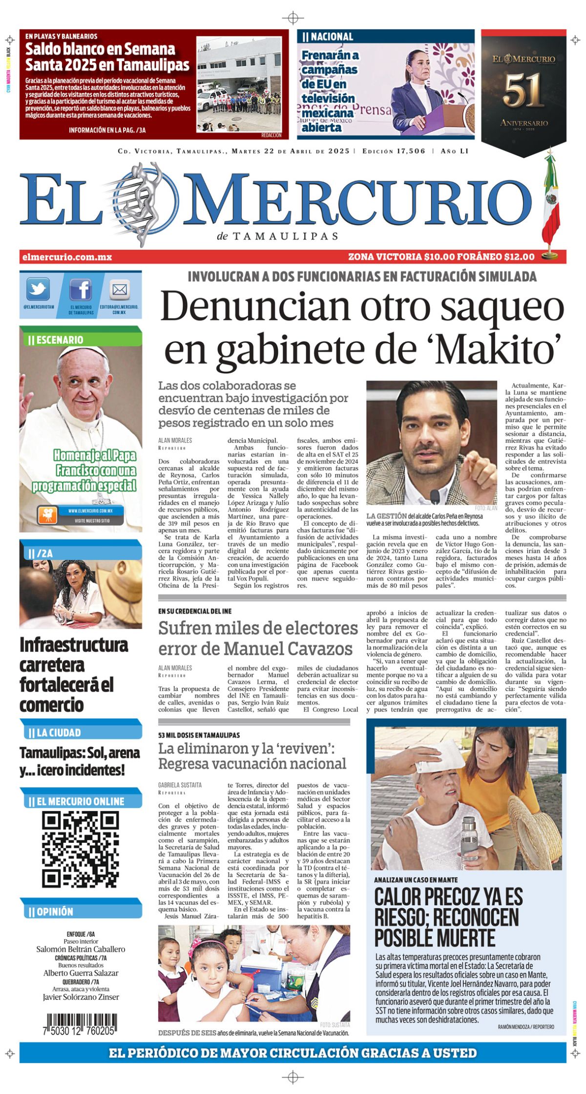Denuncian otro saqueo en gabinete de ‘Makito’