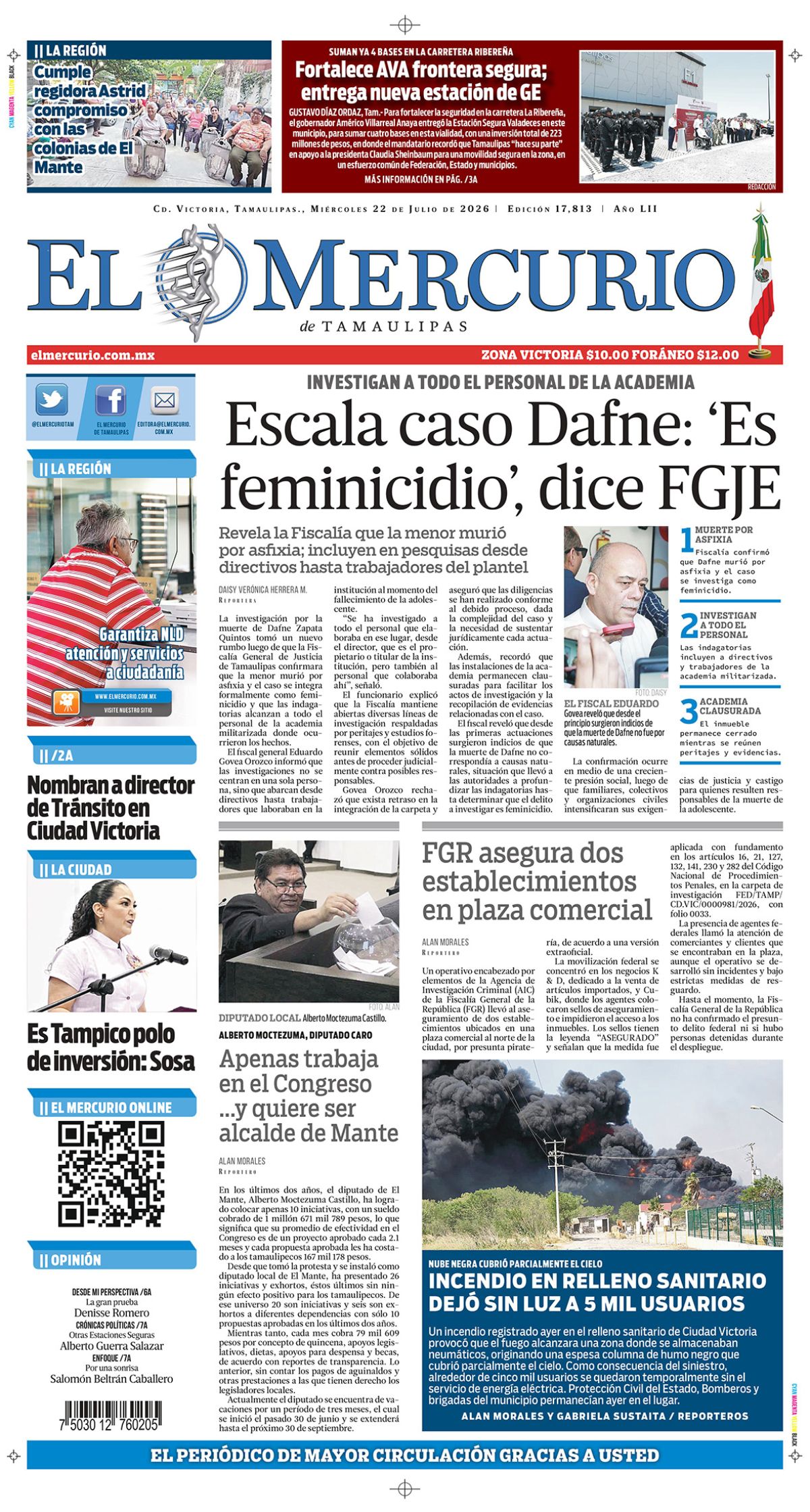 Escala caso Dafne: ‘Es feminicidio’, dice FGJE