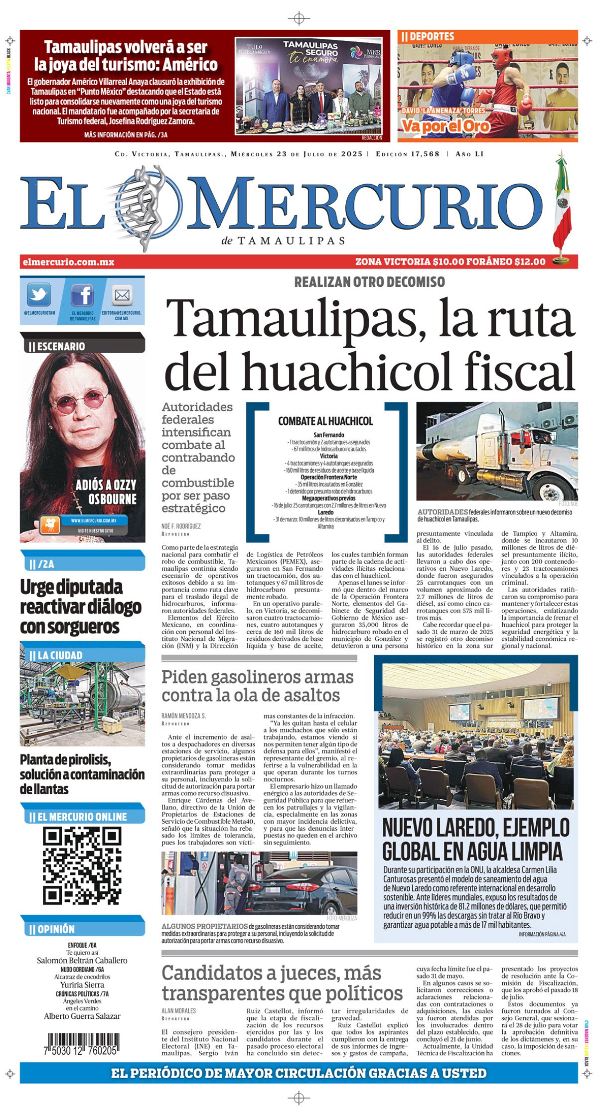 Tamaulipas, la ruta del huachicol fiscal