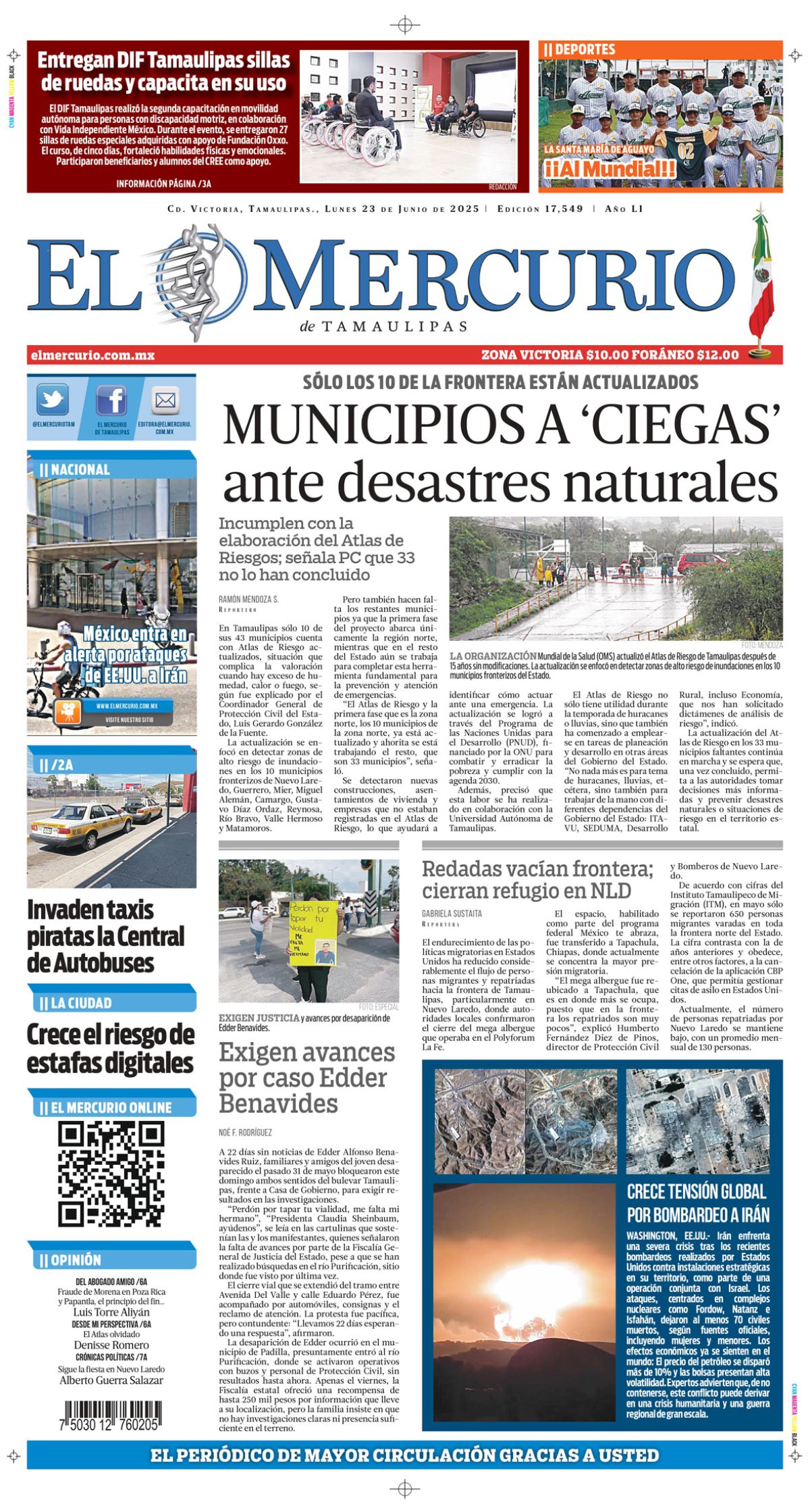 Municipios a ‘ciegas’ ante desastres naturales