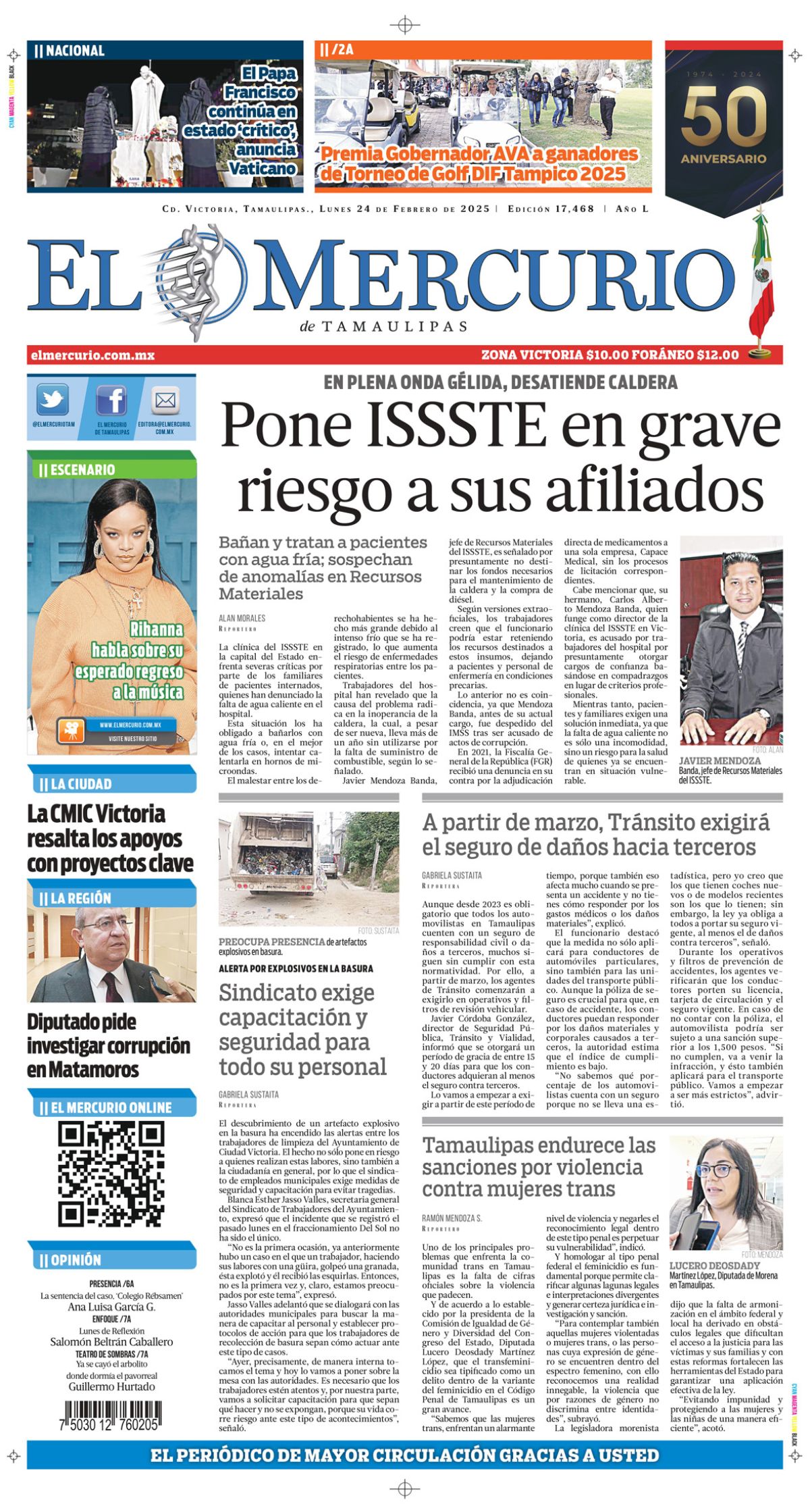 Pone ISSSTE en grave riesgo a sus afiliados