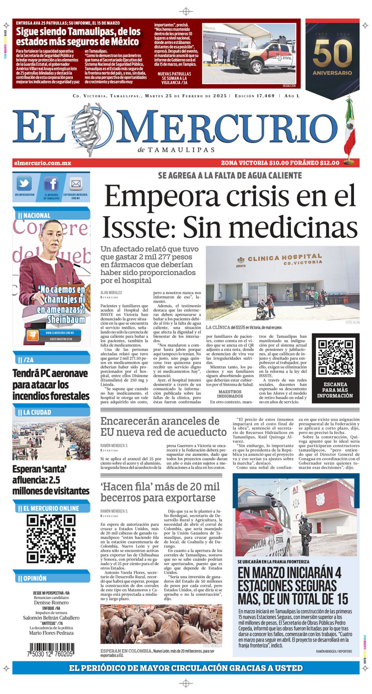 Empeora crisis en el Issste : Sin medicinas