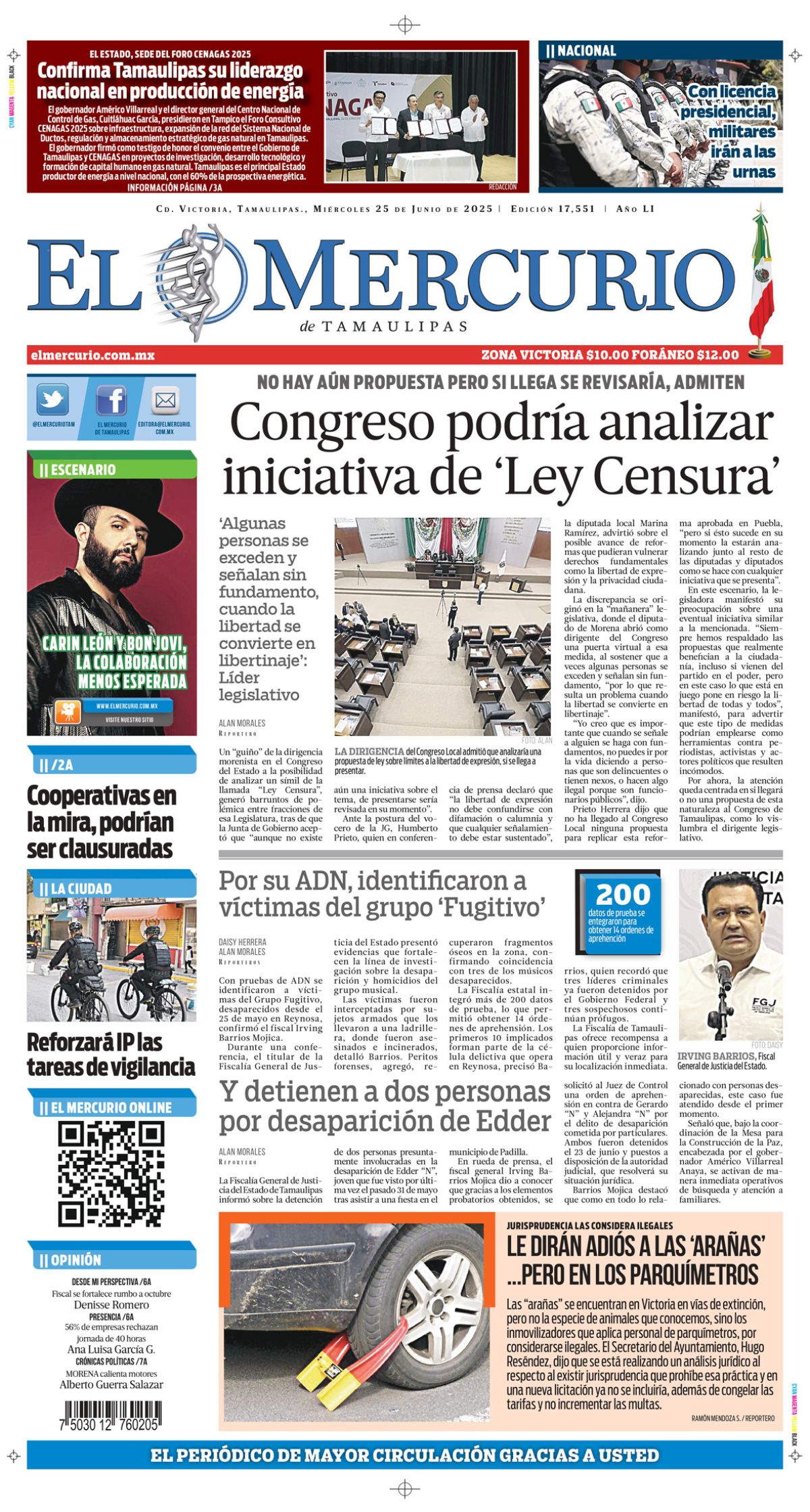 Congreso podría analizar iniciativa de ‘Ley Censura’