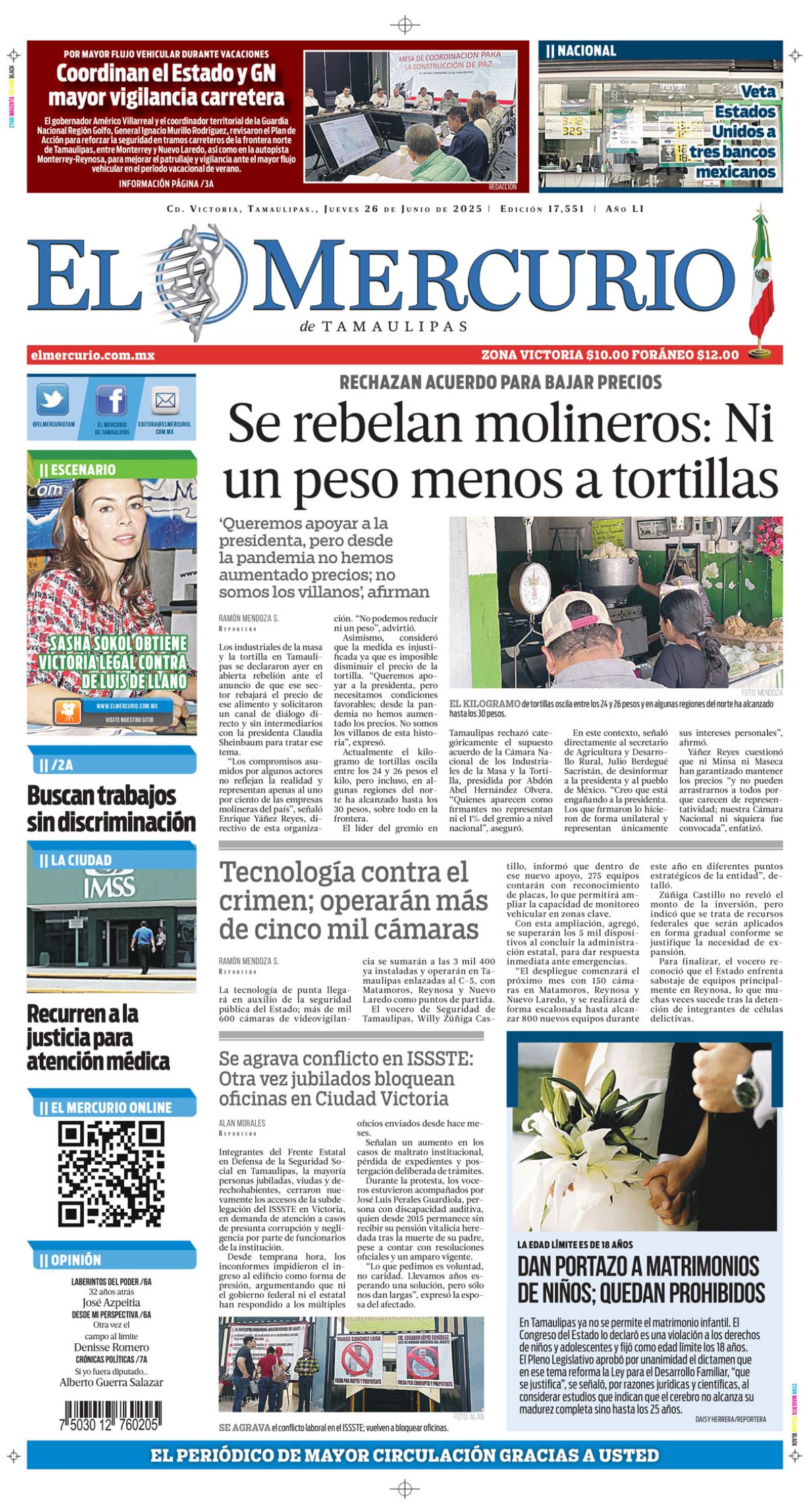Se rebelan molineros: Ni un peso menos a tortillas