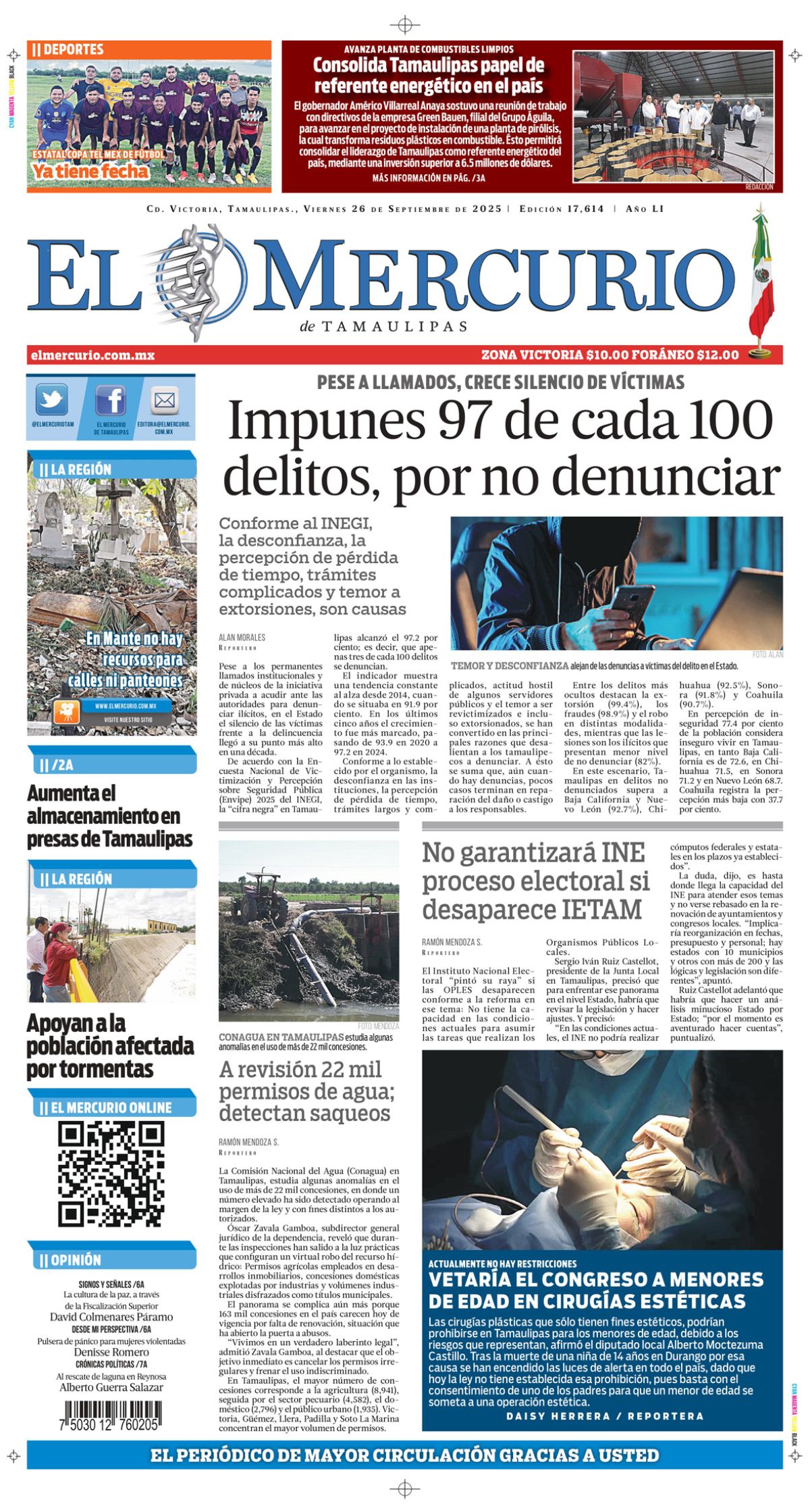 Impunes 97 de cada 100 delitos, por no denunciar