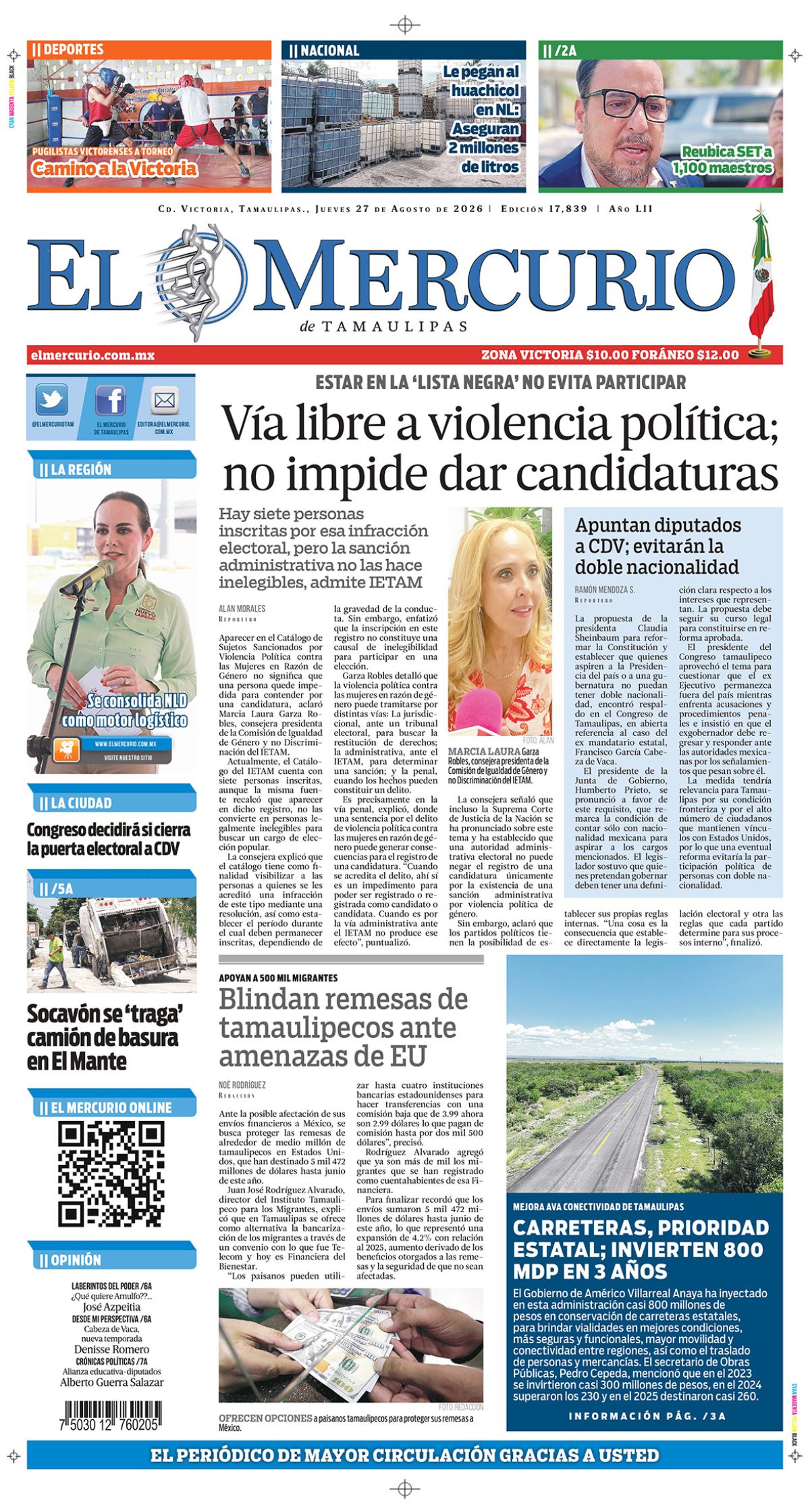Vía libre a violencia política ; no impide dar candidaturas