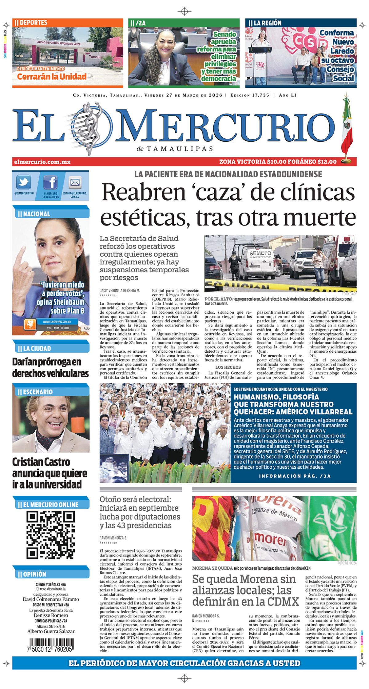 Reabren ‘caza’ de clínicas estéticas, tras otra muerte