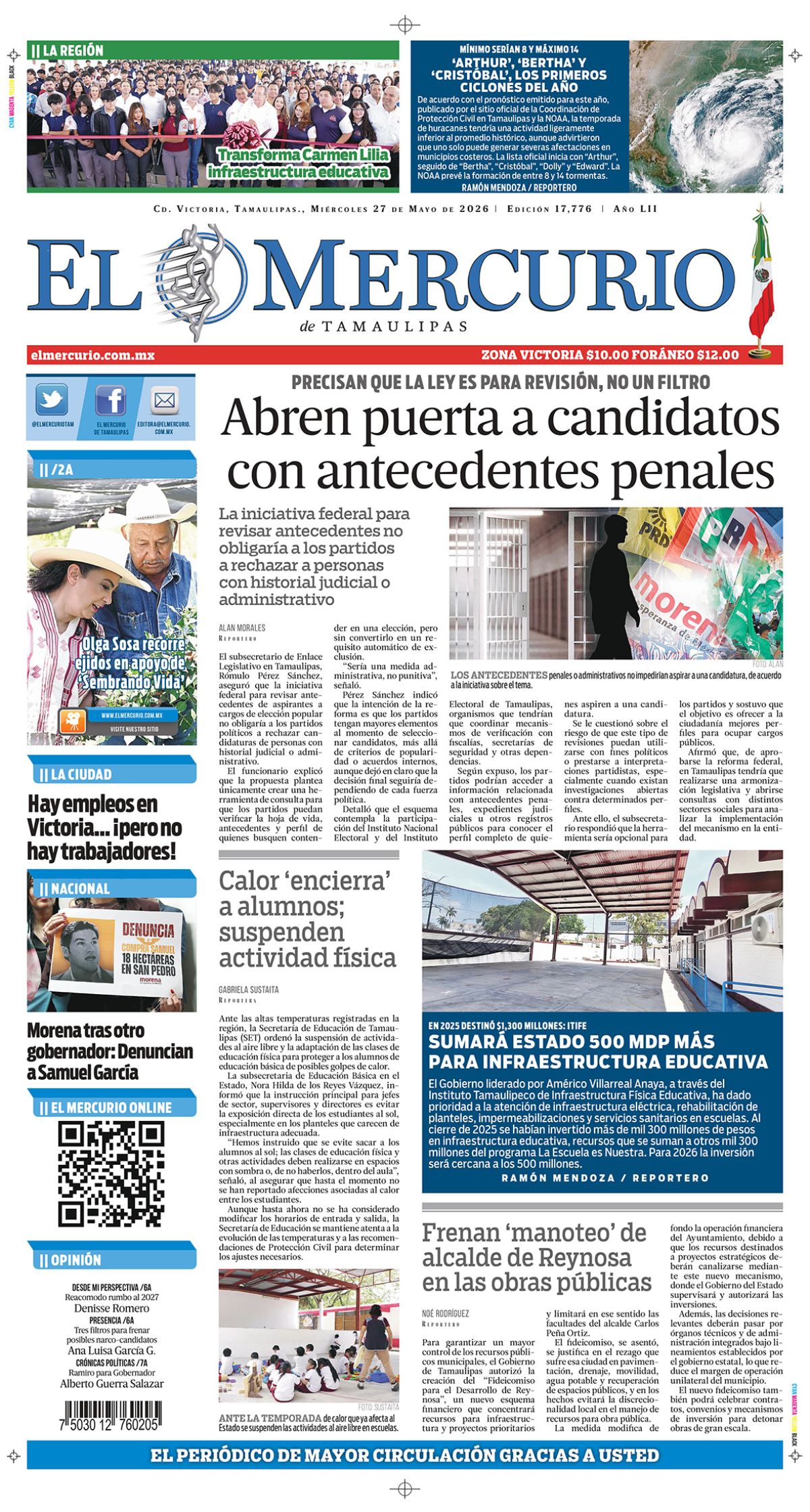 Abren puerta a candidatos con antecedentes penales