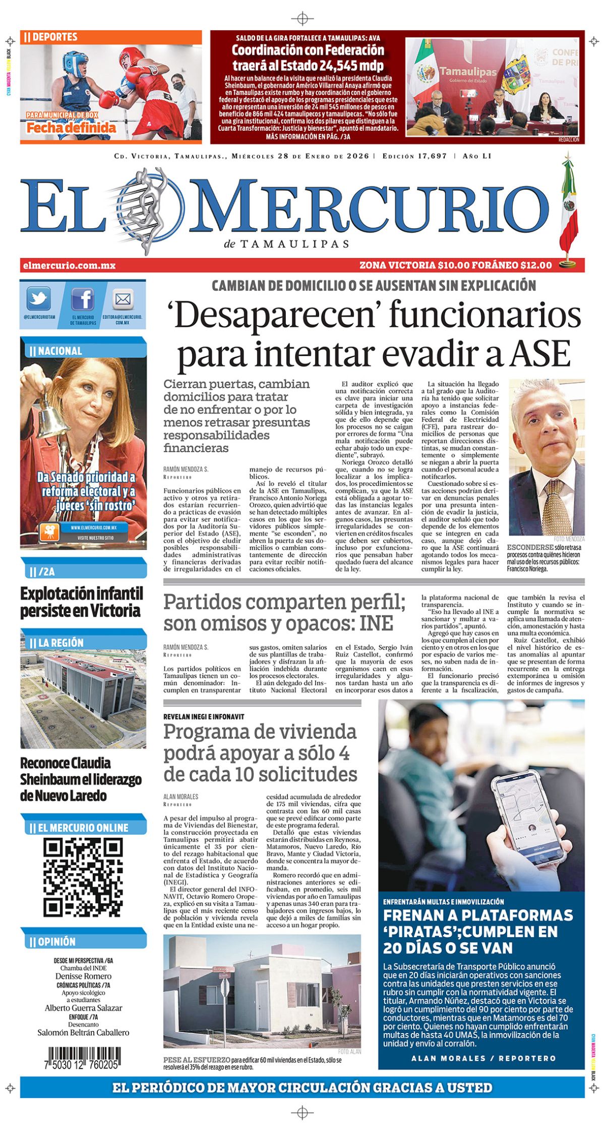 ‘Desaparecen’ funcionarios para intentar evadir a ASE