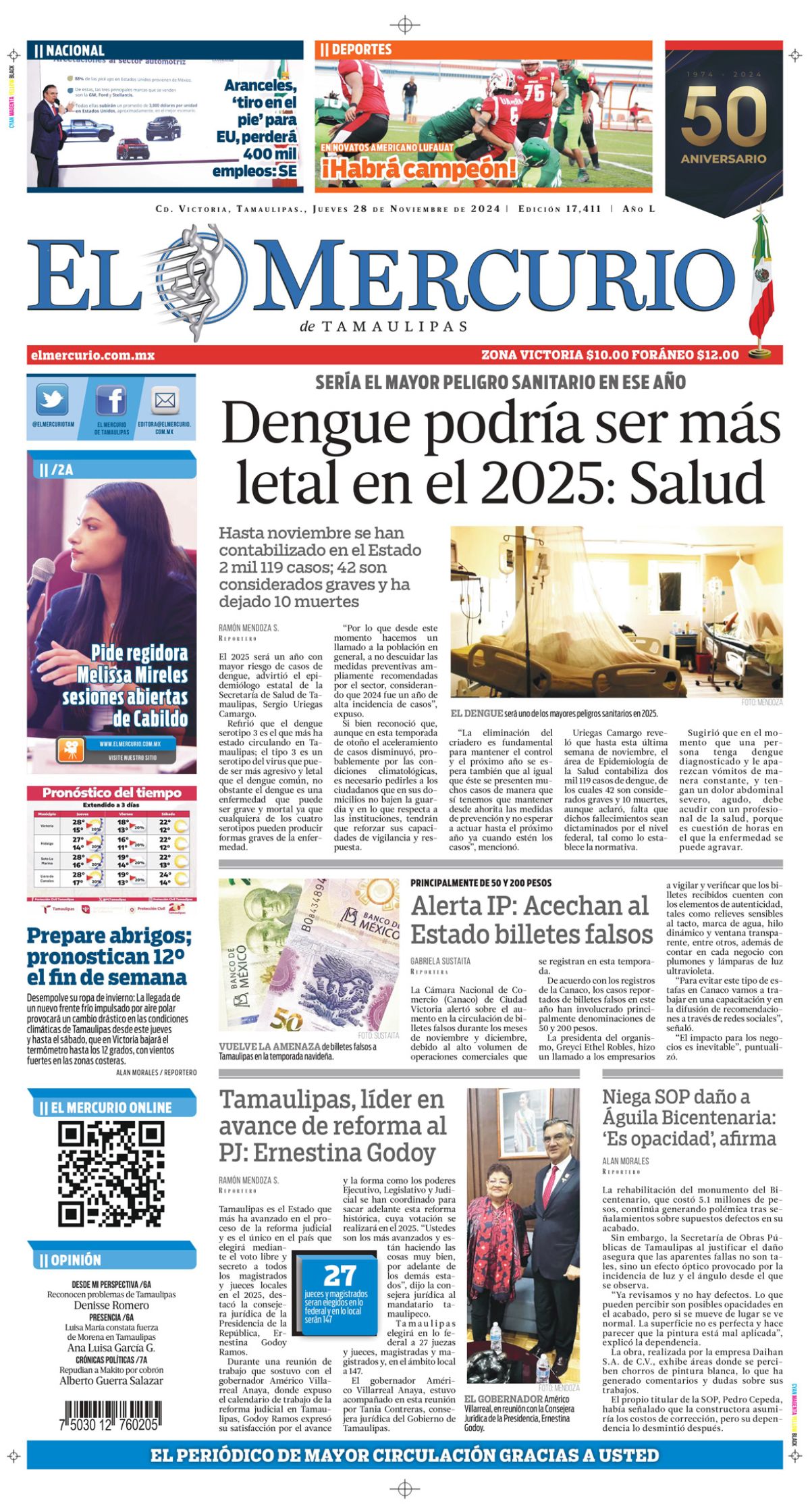 Dengue podría ser más letal en el 2025: Salud