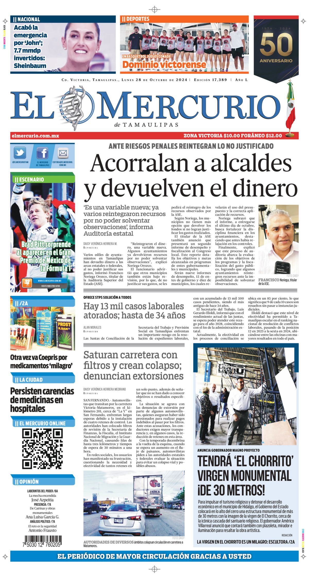 Acorralan a alcaldes  y devuelven el dinero