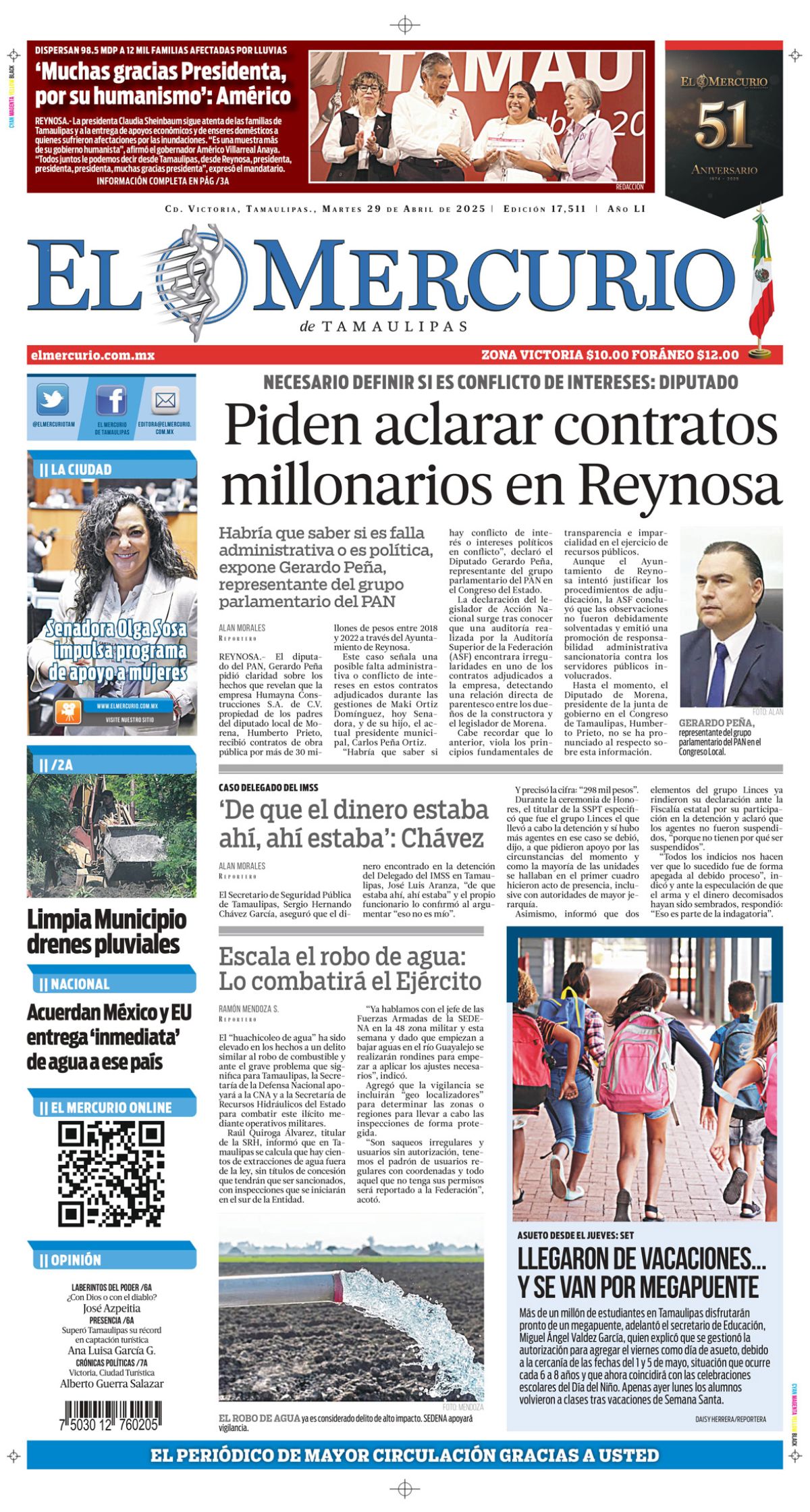 Piden aclarar contratos millonarios en Reynosa