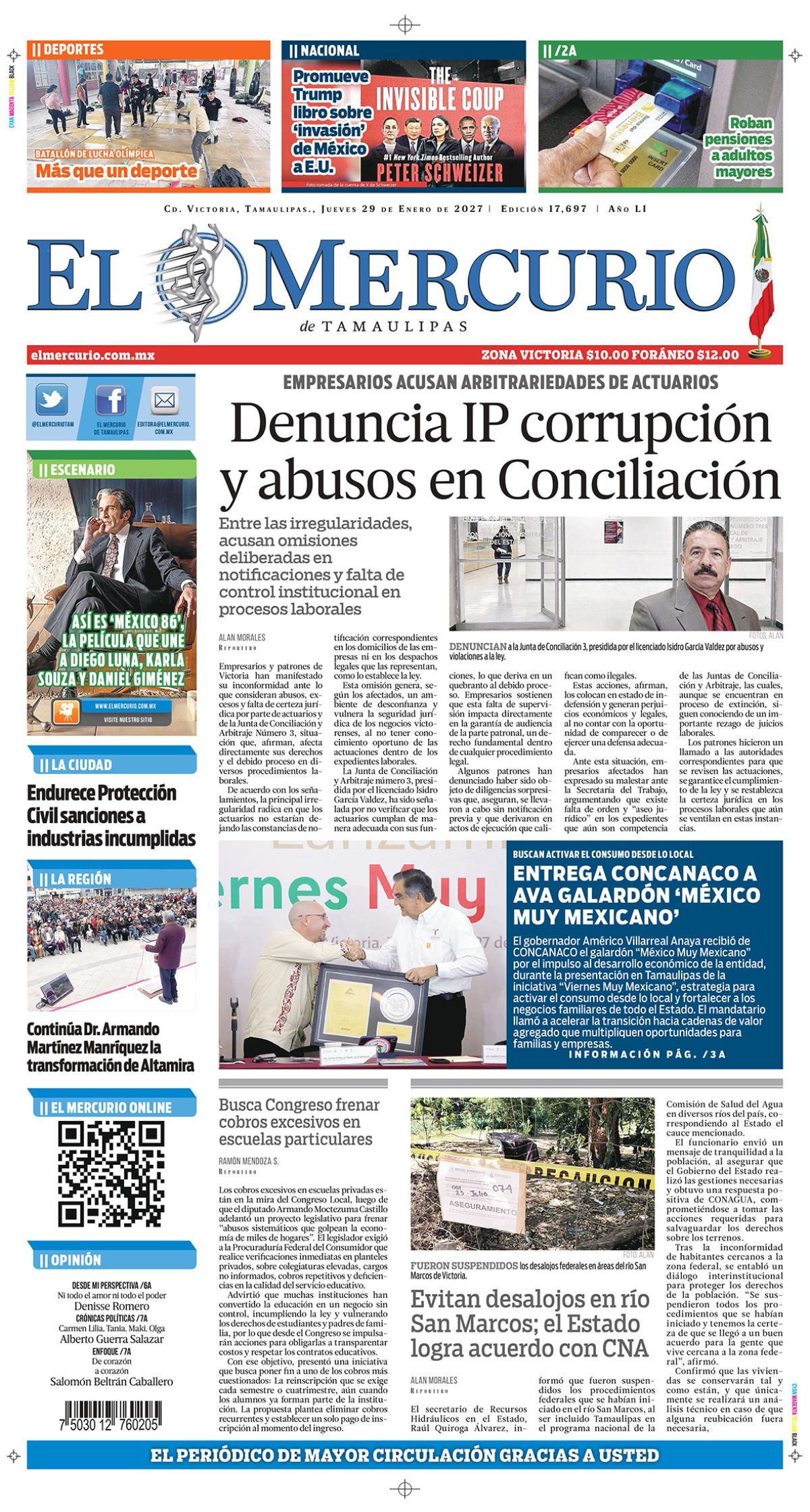 Denuncia IP corrupción y abusos en Conciliación