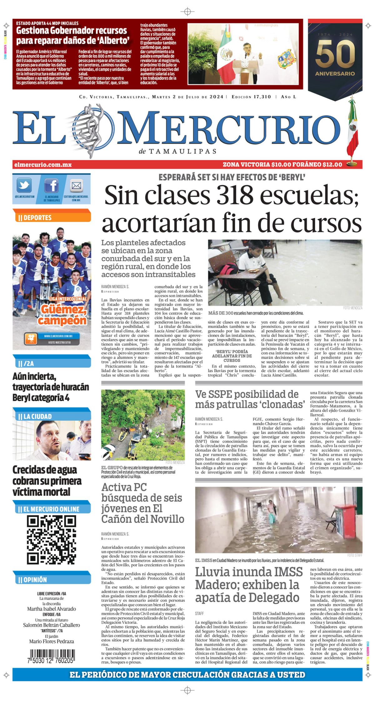 Sin clases 318 escuelas; acortarían fin de cursos