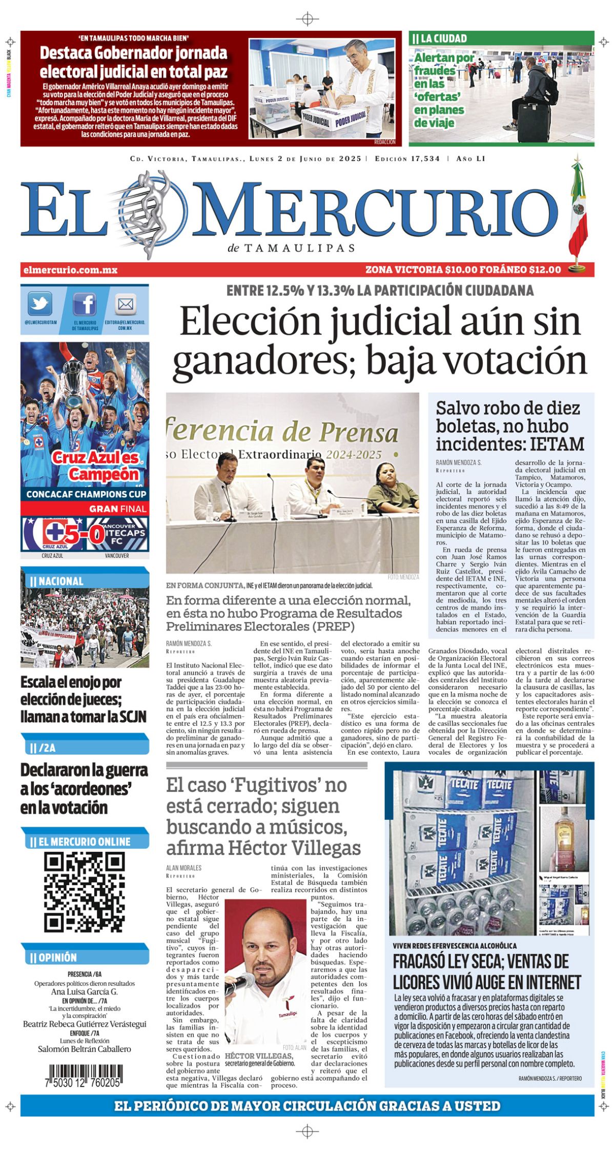 Elección Judicial aún sin ganadores ; baja votación