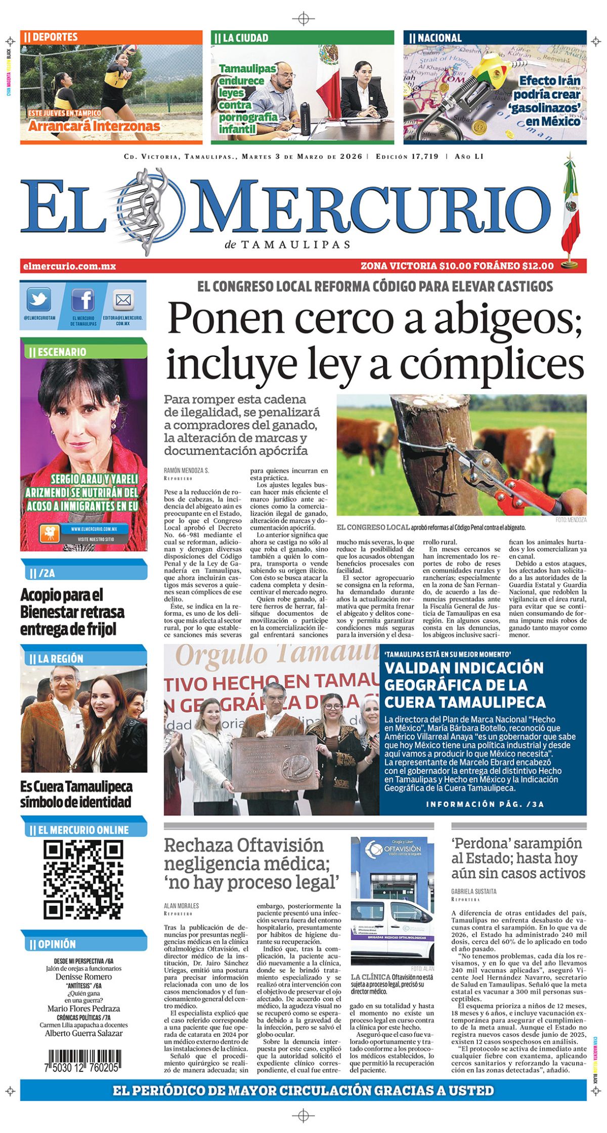 Ponen cerco a abigeos ; incluye ley a cómplices