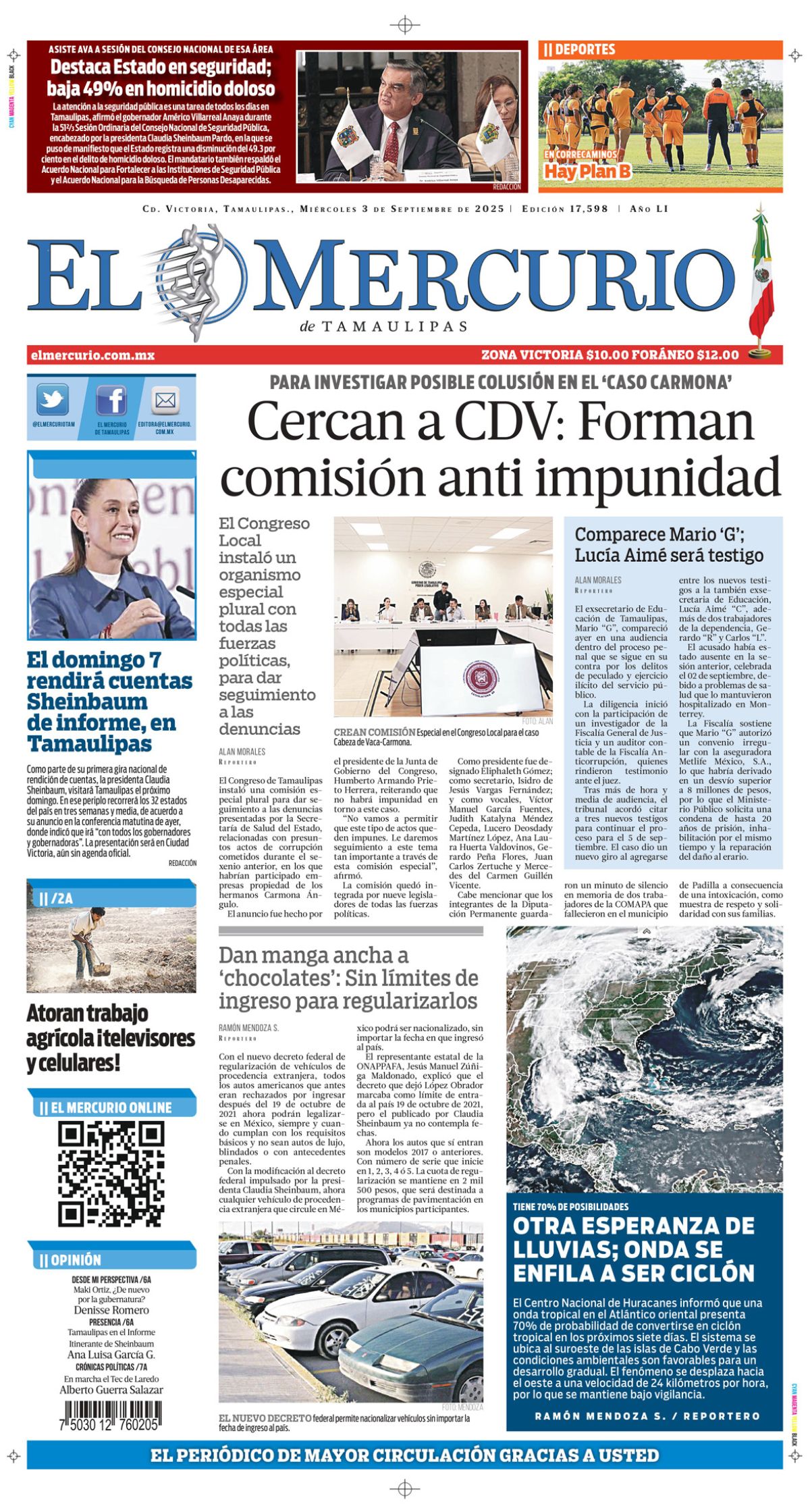 Cercan a CDV: Forman comisión anti impunidad