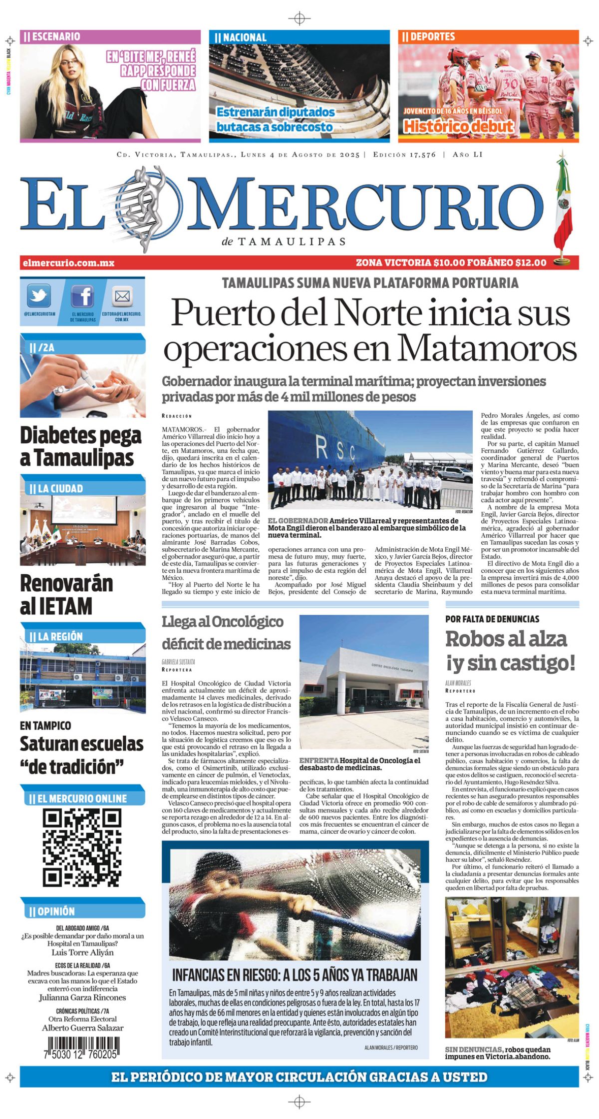 Puerto del Norte inicia sus operaciones en Matamoros