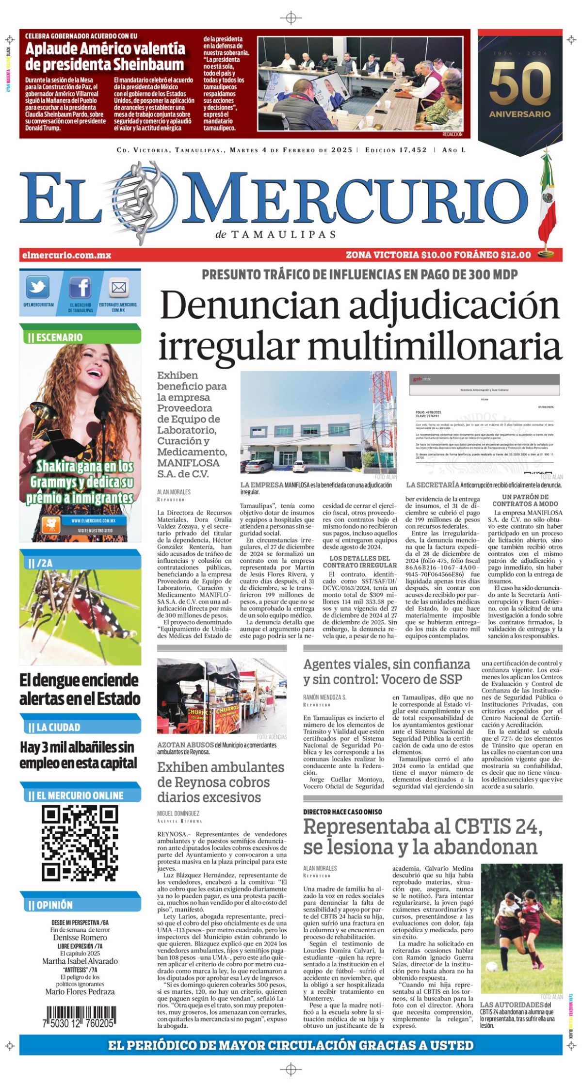 Denuncian adjudicación millonaria irregular en SS