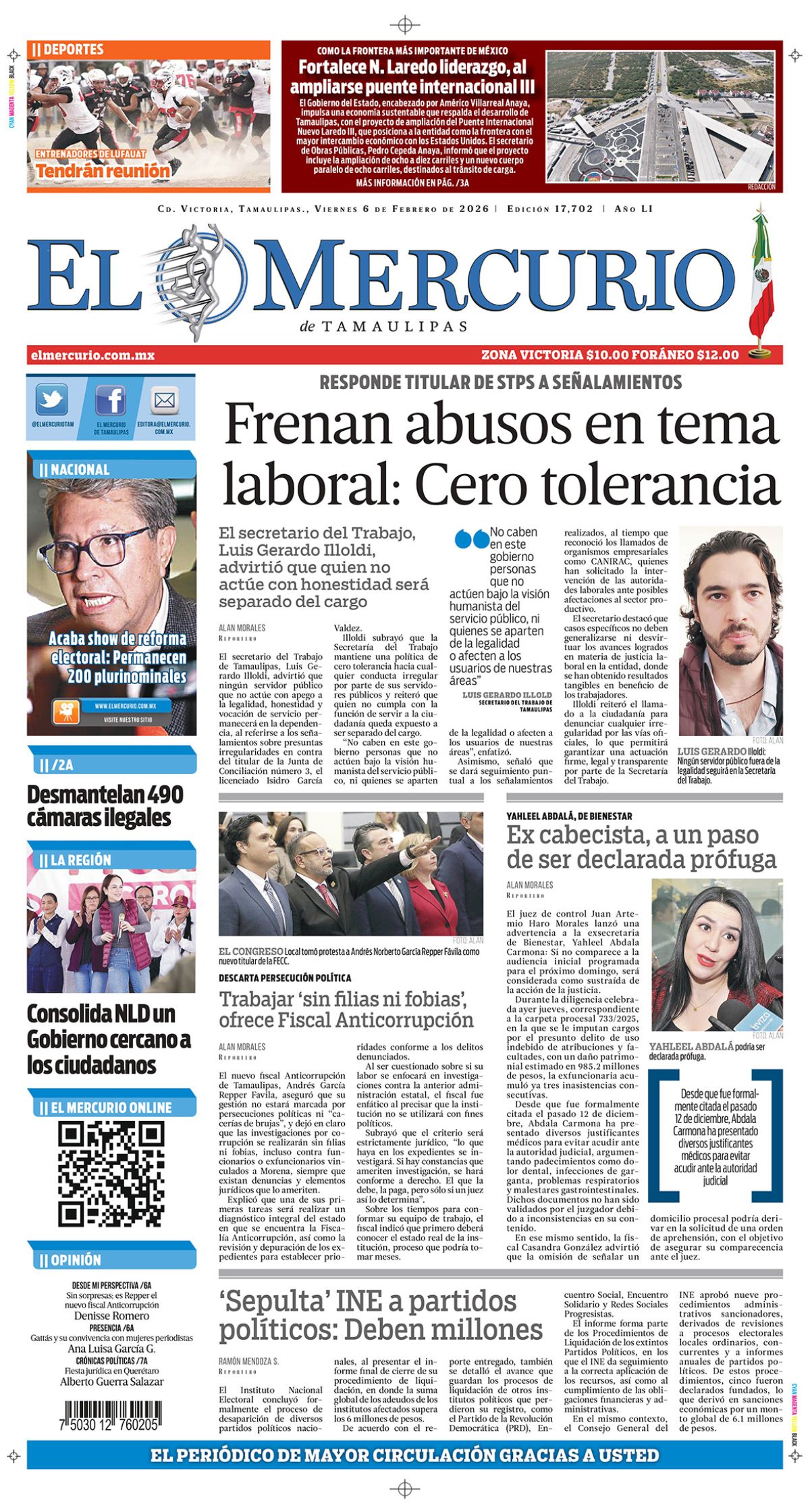 Frenan abusos en tema laboral : Cero tolerancia