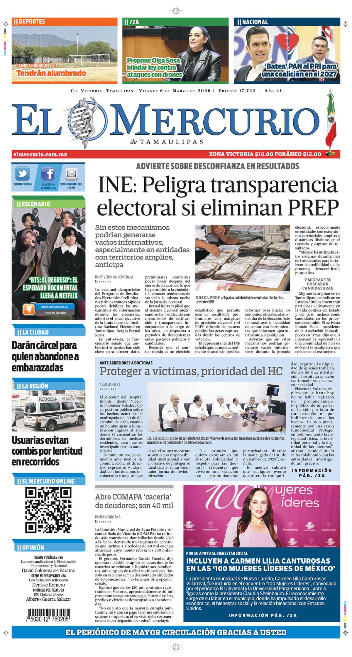 INE: Peligra transparencia electoral si eliminan PREP