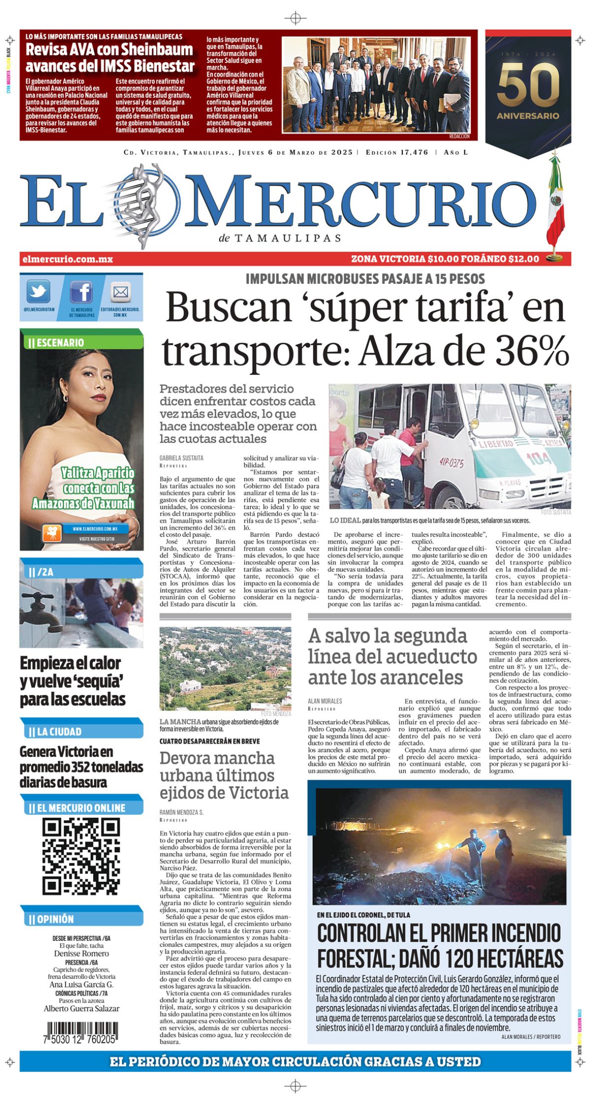 Buscan ‘súper tarifa’ en transporte: Alza de 36%