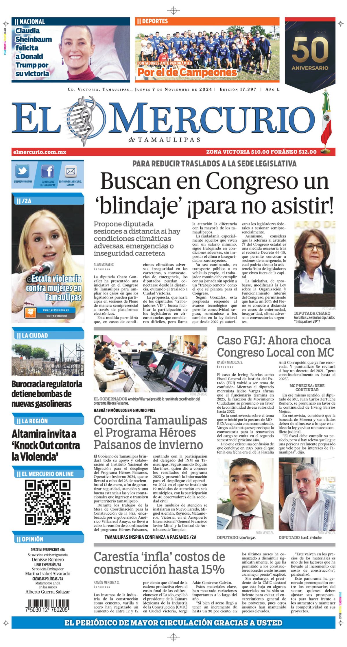Buscan en Congreso un ‘blindaje’ ¡para no asistir!