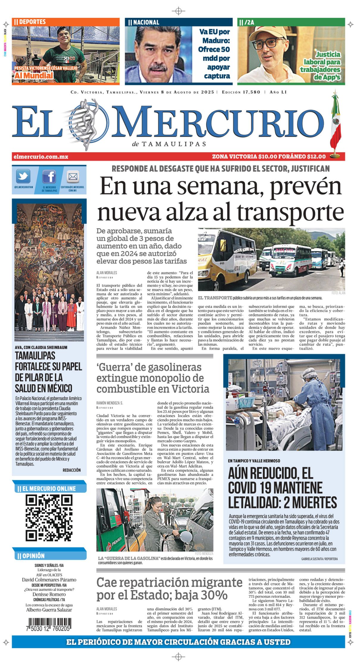 En una semana, prevén nueva alza al transporte