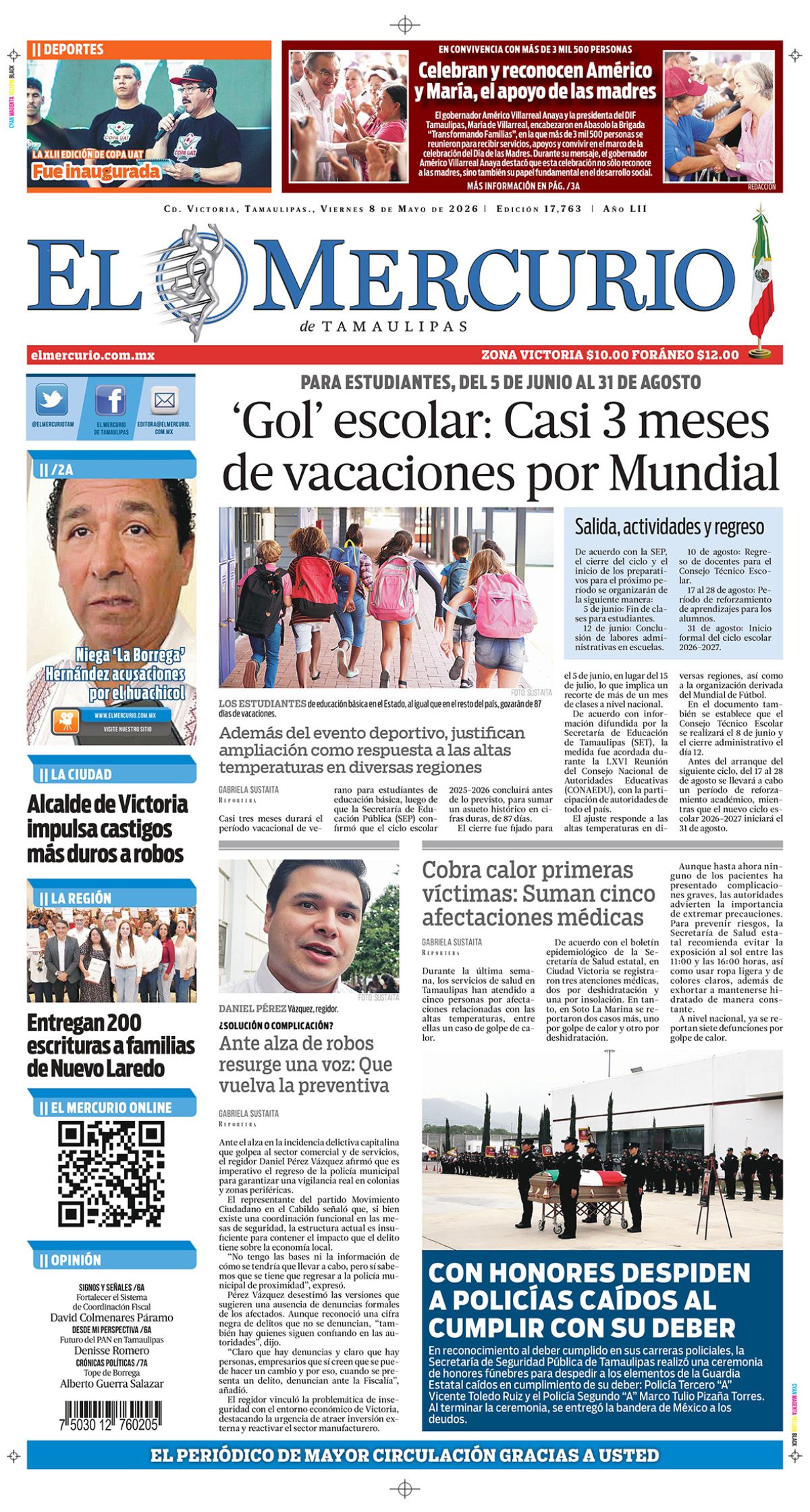 ‘Gol’ escolar: Casi 3 meses de vacaciones por Mundial