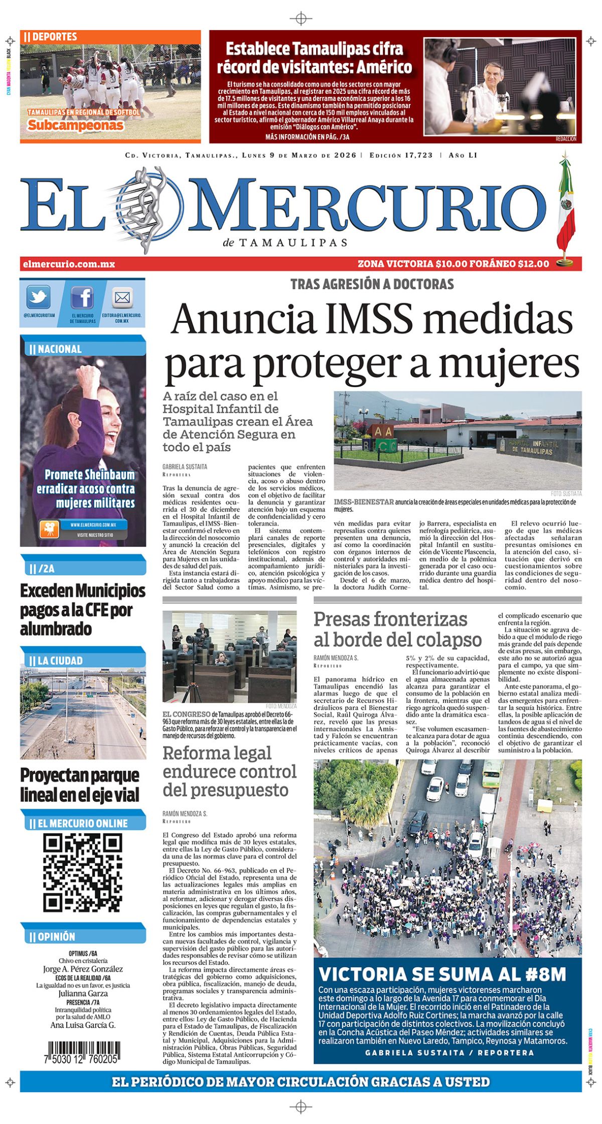 Anuncia IMSS medidas  para proteger a mujeres