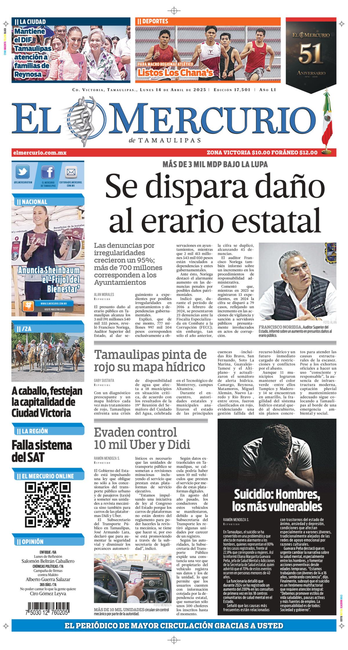 Se dispara daño al erario estatal