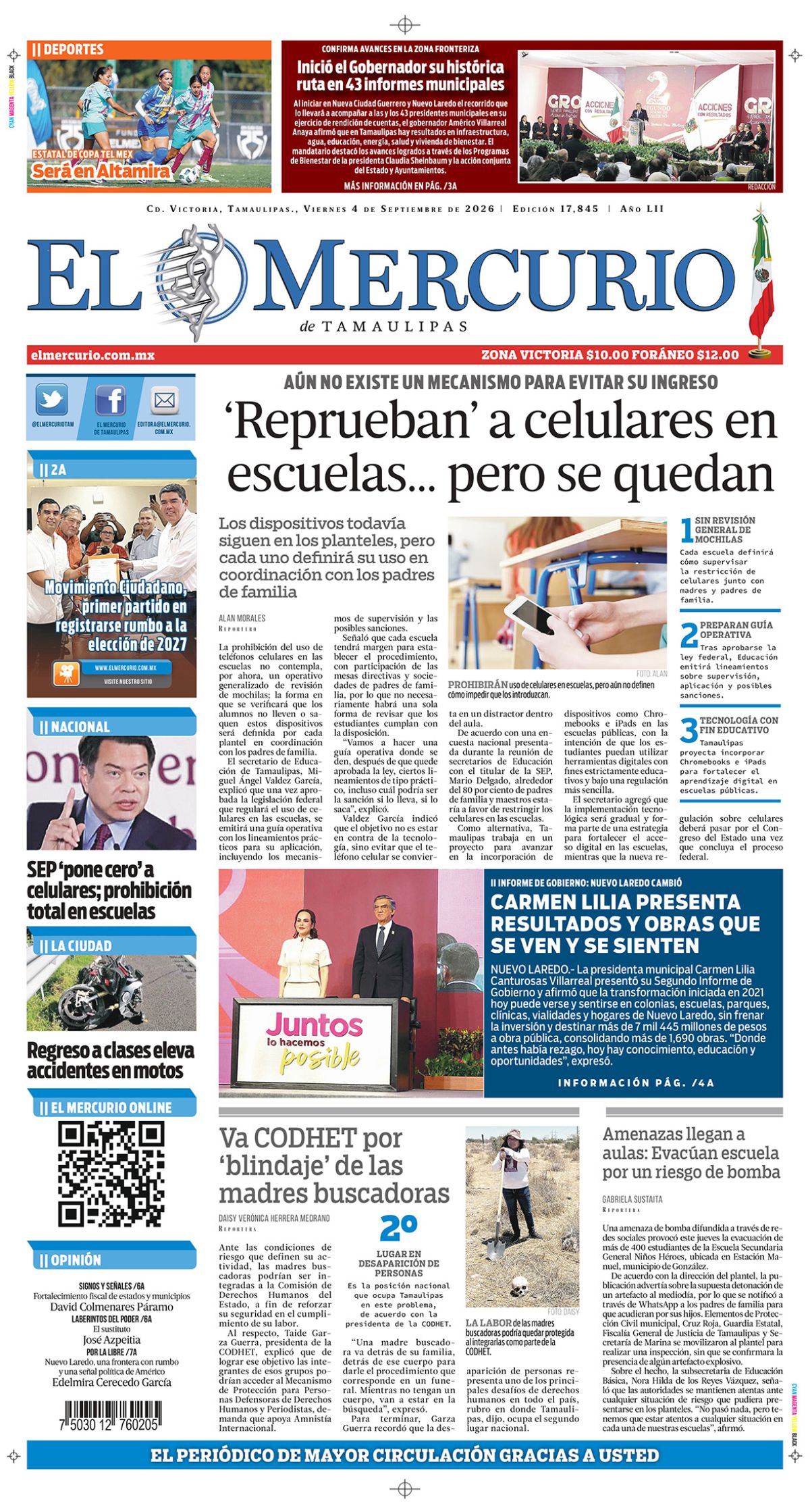 ‘Reprueban’ a celulares en escuelas… pero se quedan