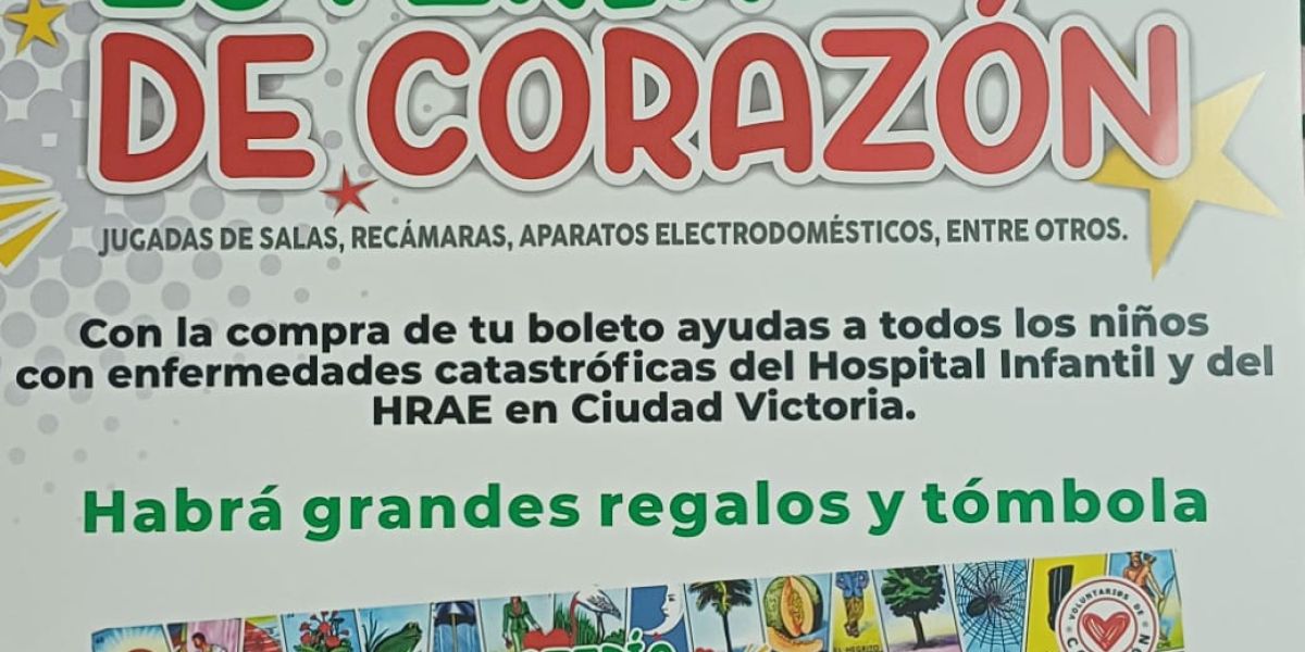 Invitan a lotería para ayudar al tratamiento de niños con enfermedades catastróficas