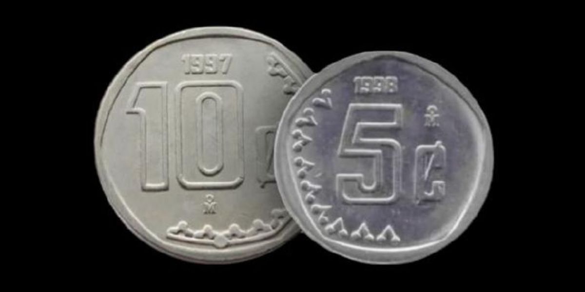 Venden monedas de 5 y 10 centavos en 40 mil pesos por internet