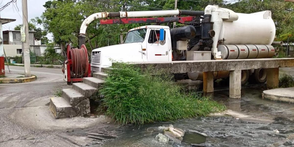 Efectúa COMAPA Altamira sondeo, desazolve, y construcción de registros