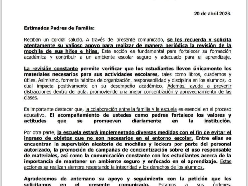 Alerta de “tiroteo” en colegio de Victoria activa revisión de mochilas