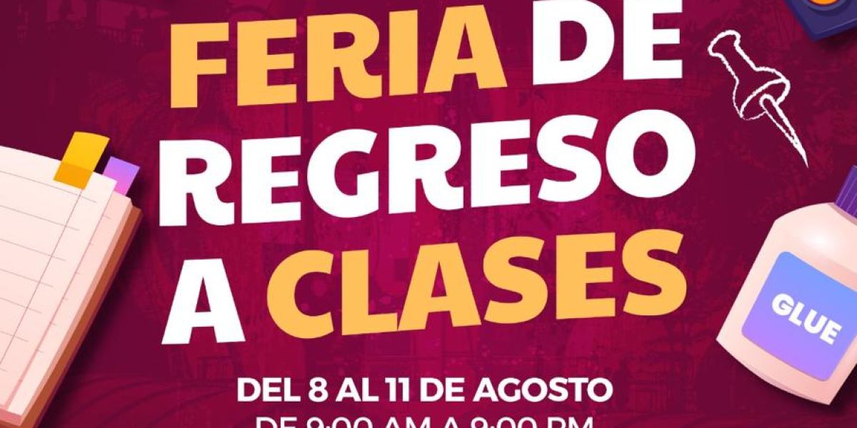 Alistan la Feria de Regreso a Clases en Ciudad Madero