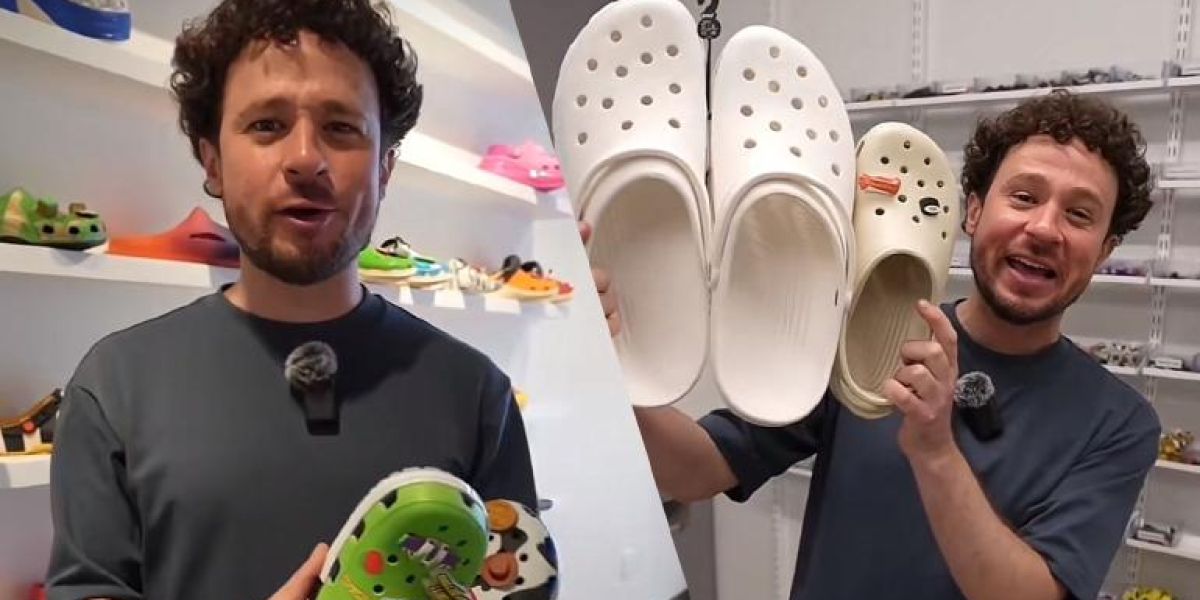 Anuncio Luisito Comunica colaboración con Crocs