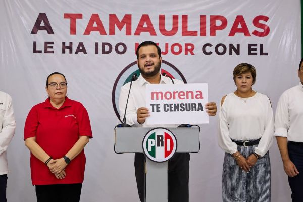Denuncia PRI censura tras borrado de bardas en Victoria y Tampico