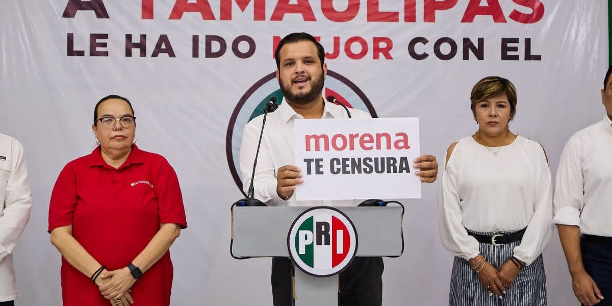 Denuncia PRI censura tras borrado de bardas en Victoria y Tampico